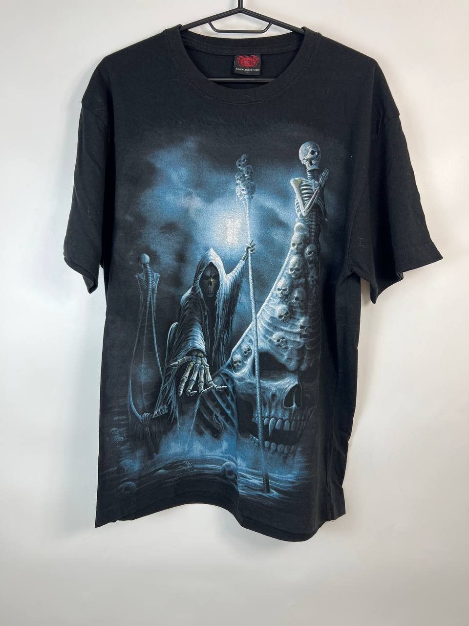 Vintage SPIRAL LIVE NOW PAY LATER GOTHIC T-SHIRT SIZE L Size US L / EU 52-54 / 3 - 1 Thumbnail