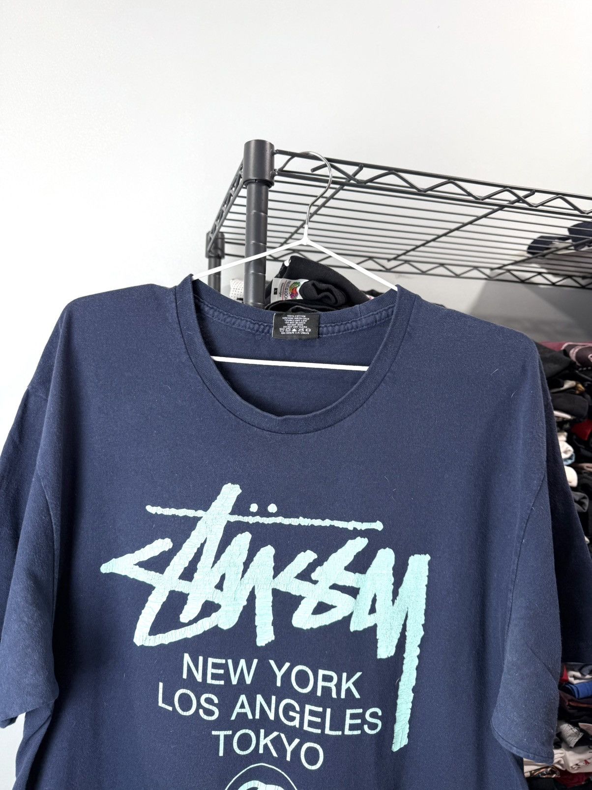 Stussy Vintage Stussy Tour New York T Shirt Size US L / EU 52-54 / 3 - 3 Thumbnail