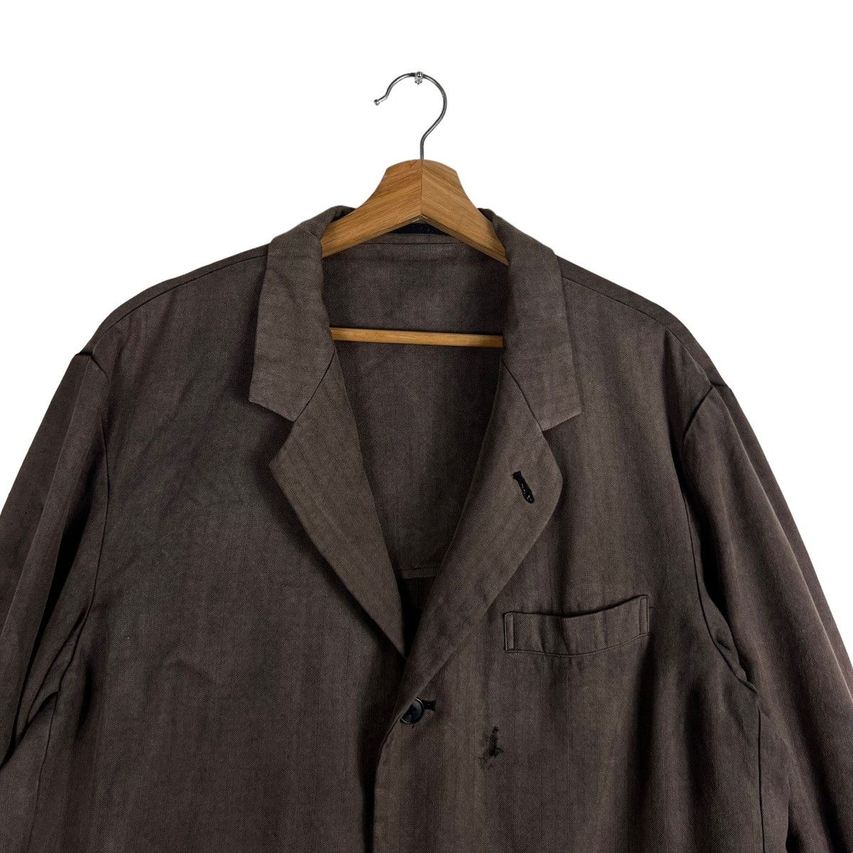 Yohji Yamamoto 🔥RICH BROWN VTG Y’S FOR MEN YOHJI YAMAMOTO CHORE JACKET Size US M / EU 48-50 / 2 - 2 Thumbnail