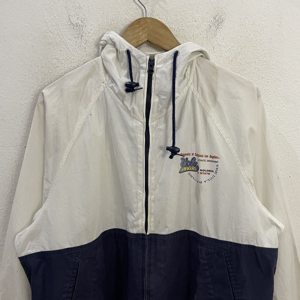 American Apparel Vintage Ucla University Zipper Ups Jacket Size US XL / EU 56 / 4 - 4 Thumbnail