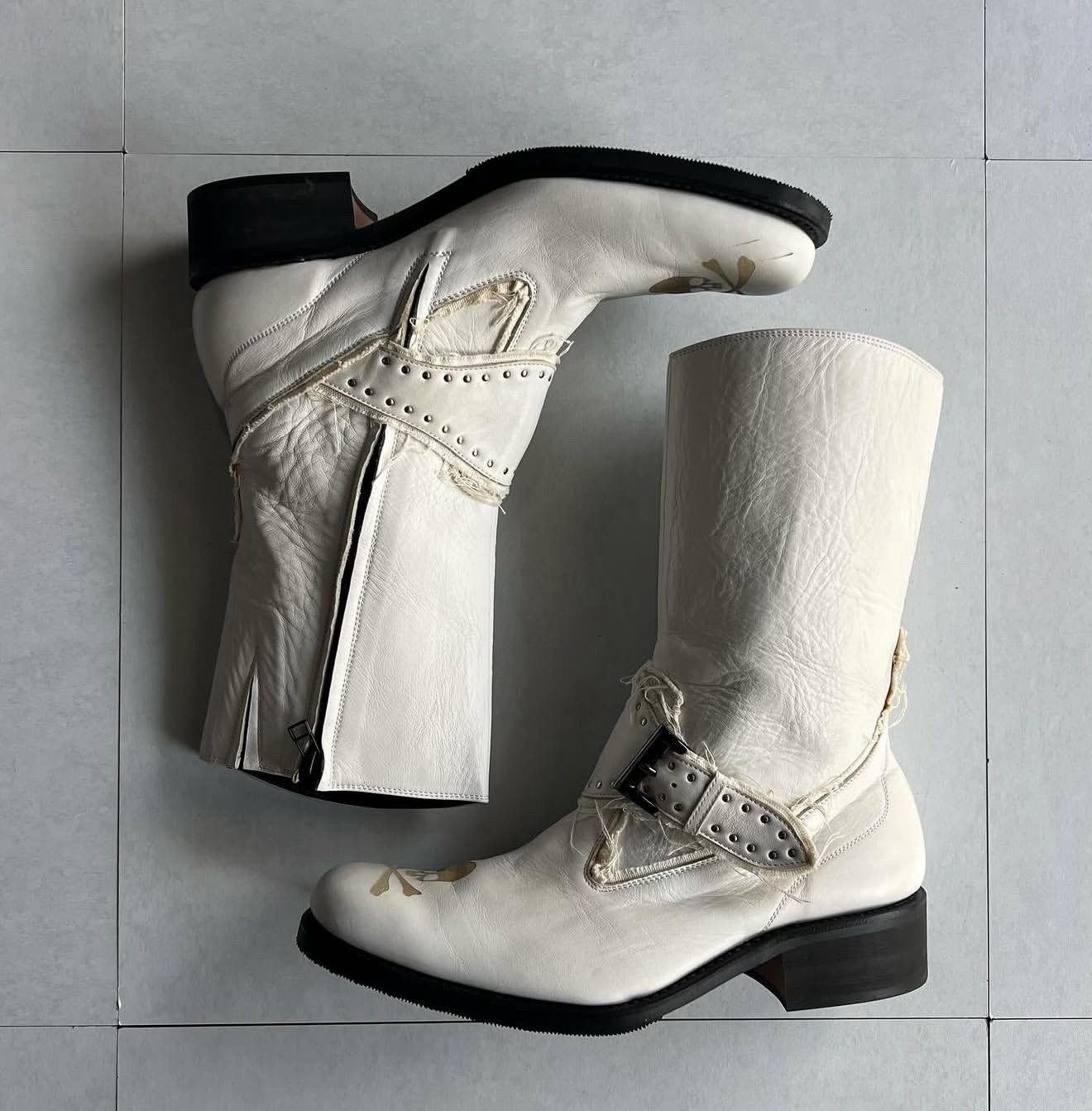 Other Unreal Giftur Crump Skull Engineer Boots 9.5 Men Size US 9.5 / EU 42-43 - 3 Thumbnail