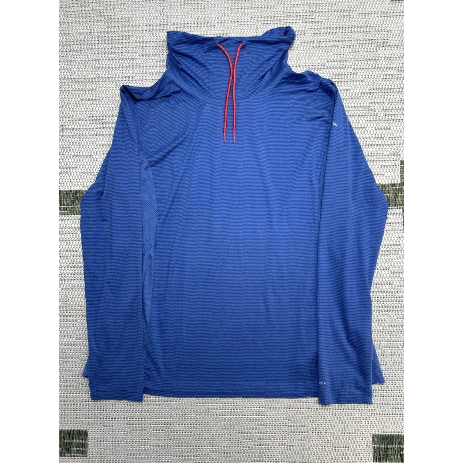 Vintage Columbia Bee Lake Performance Top Womens XXL Blue Stretch Athleisure Running Shirt Size XXL / US 16-18 / IT 52-54 - 2 Thumbnail