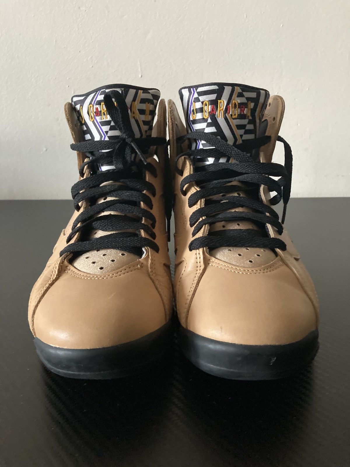 Jordan Brand Jordan Men's 7 Retro Afrobeats Vachetta Tan/Black-Taxi Size US 8.5 / EU 41-42 - 1 Thumbnail