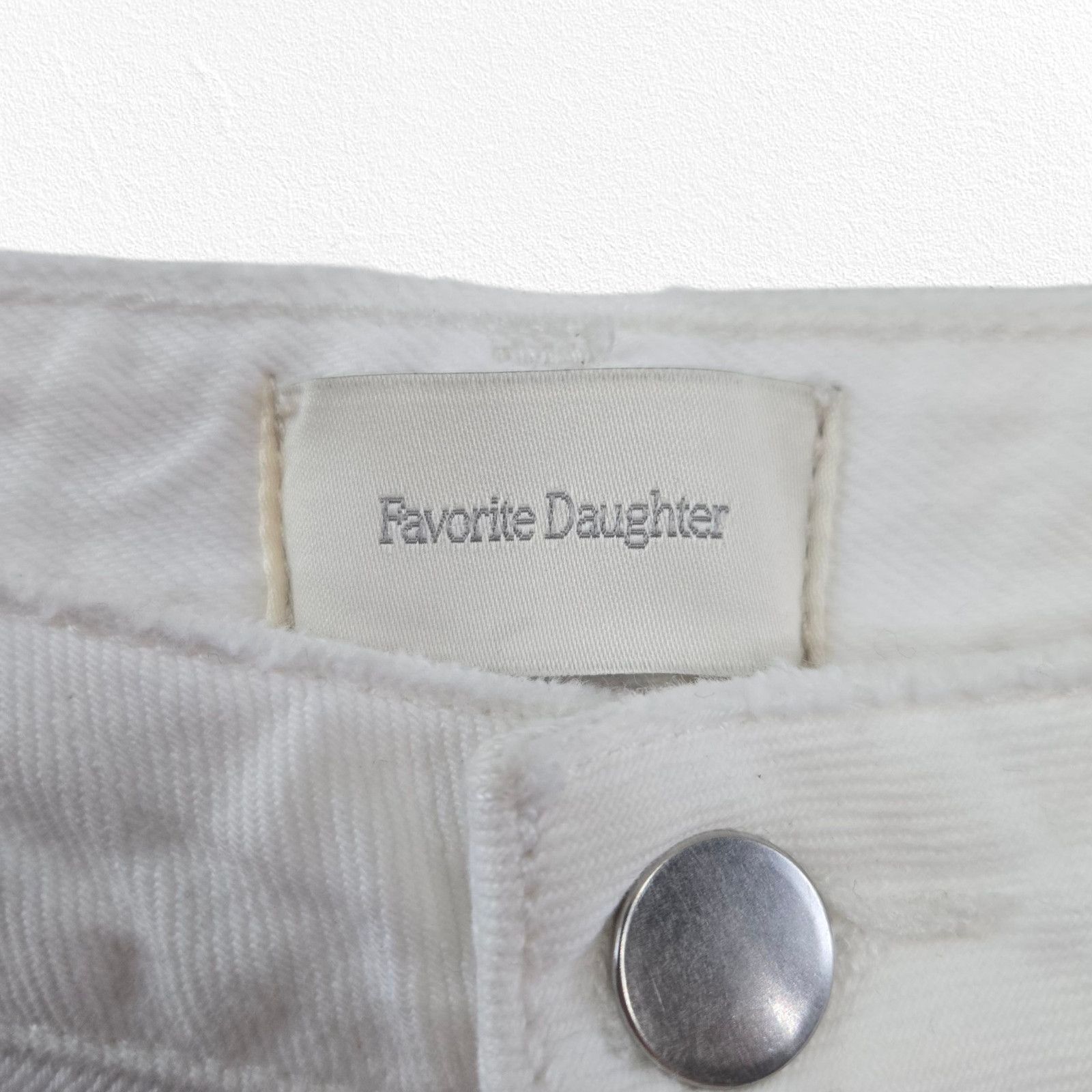 Other Favorite Daughter White High Rise Denim Shorts Size 25 Size 25" / US 0 / IT 36 - 4 Thumbnail