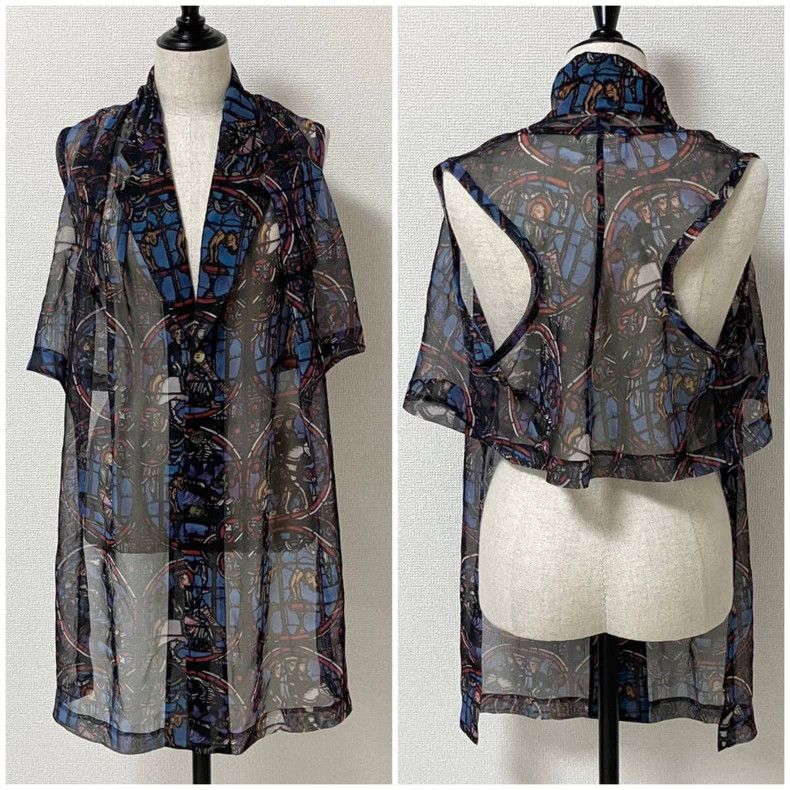 Comme des Garcons Comme des Garcons Stained Glass Print Coat - dmc Size US M / EU 48-50 / 2 - 1 Thumbnail