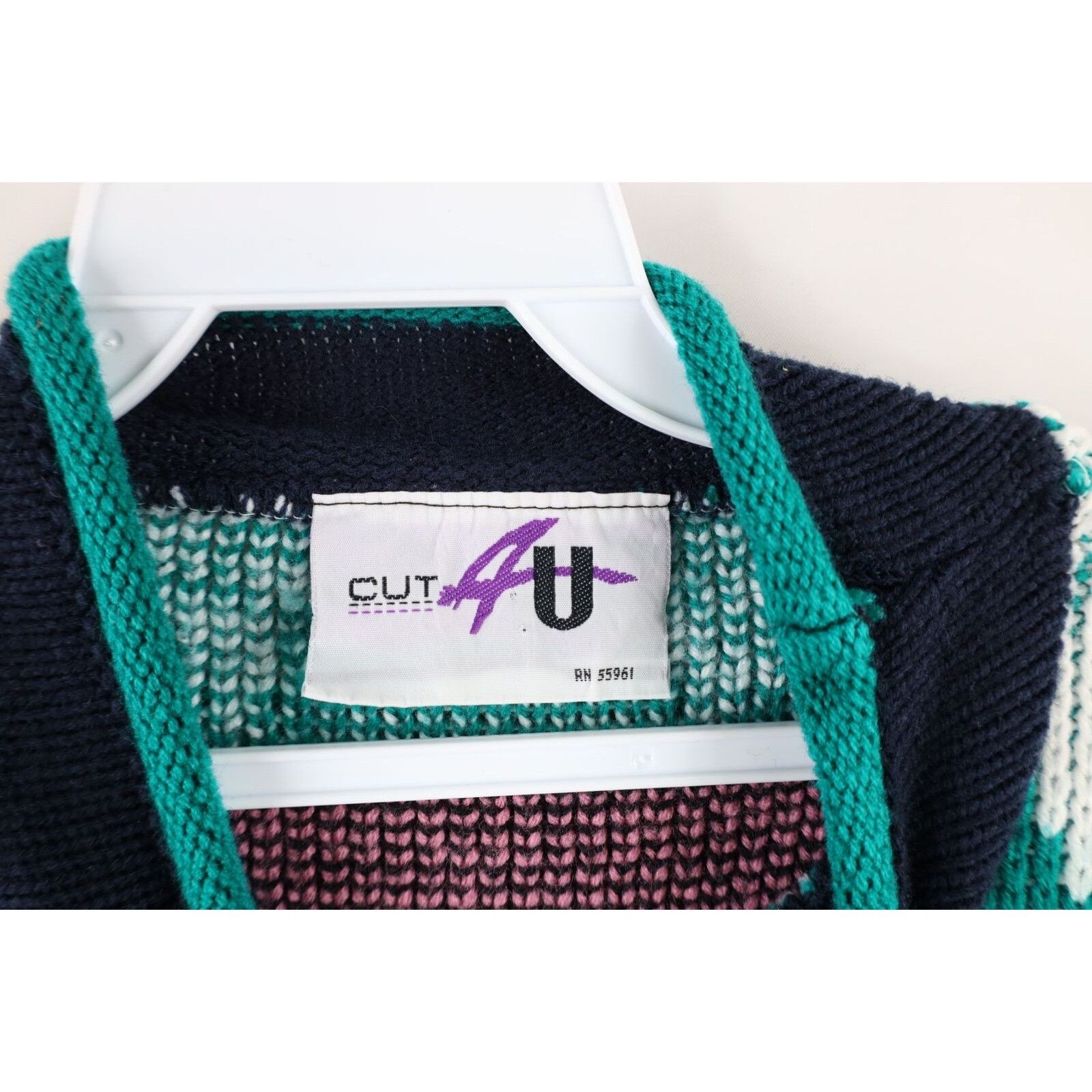 Vintage Vintage 90s Streetwear Marled Knit Mock Neck Sweater Size ONE SIZE - 4 Thumbnail
