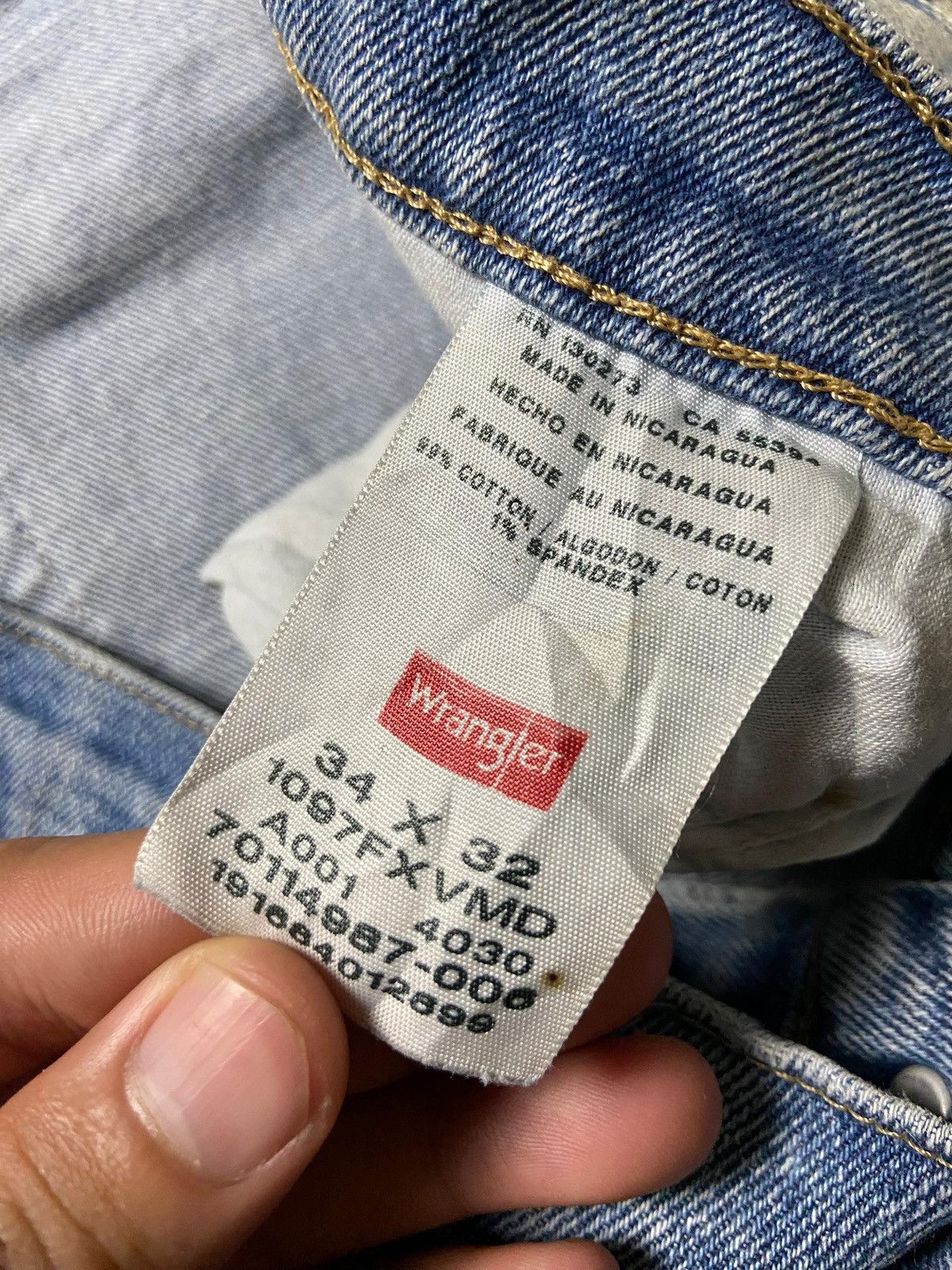 Wrangler Wrangler Regular Fit Denim Jeans (169) Size US 34 / EU 50 - 8 Thumbnail