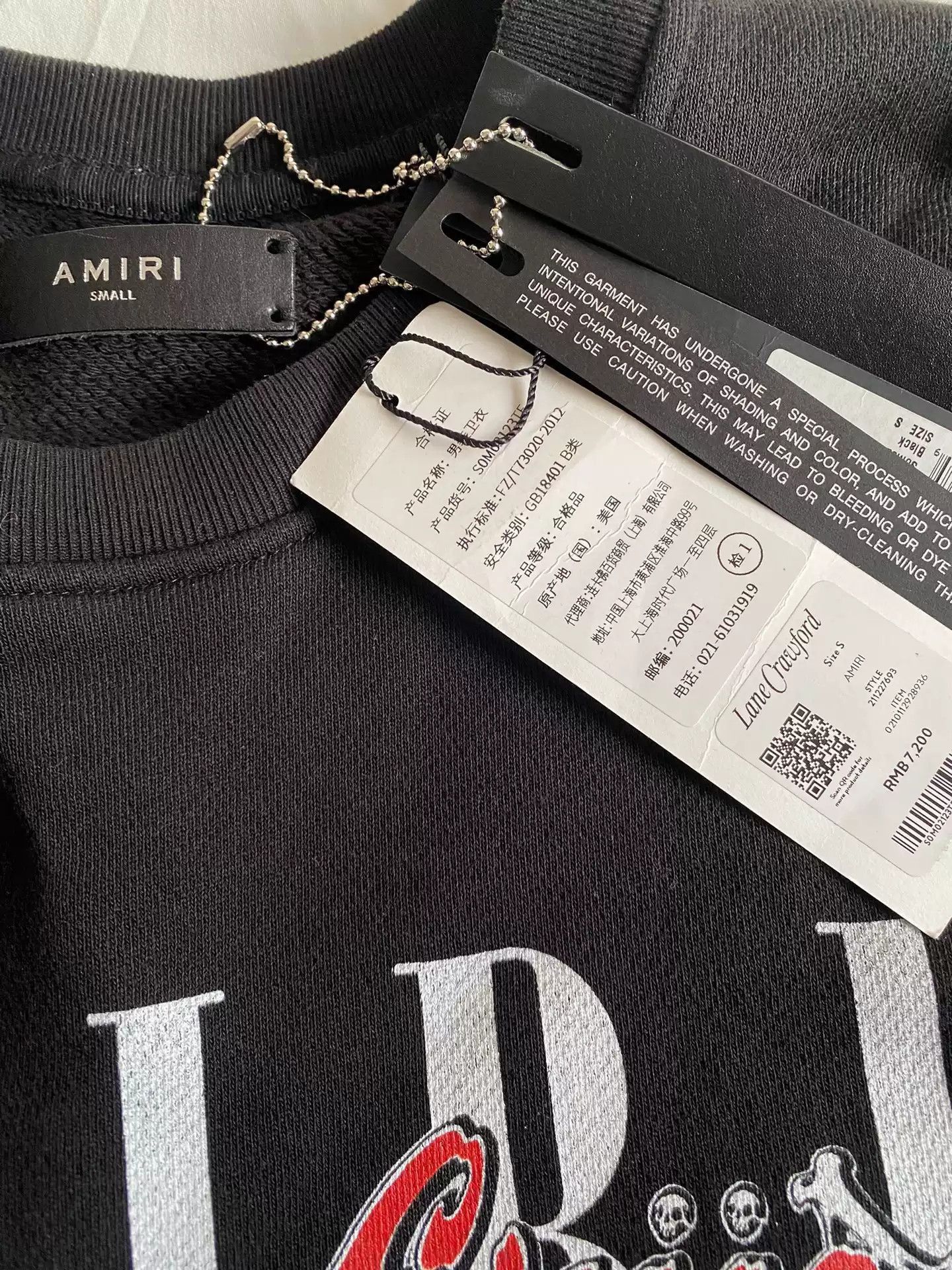 Amiri amiri Cru Clowns Album Print Sweatshirt-2506 Size US S / EU 44-46 / 1 - 4 Thumbnail