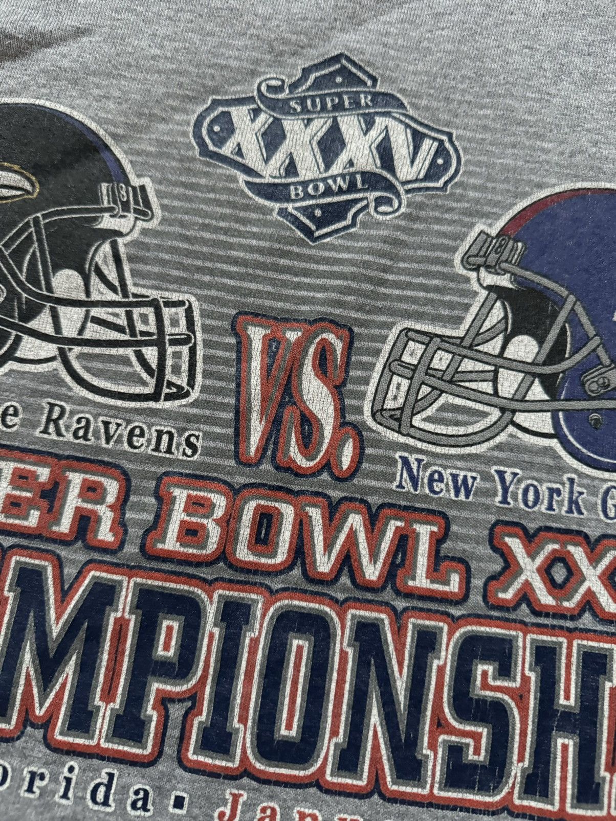 NFL × Vintage NFL Super Bowl XXXV championship 2001 sweatshirt long sleeve Size US XXL / EU 58 / 5 - 9 Thumbnail