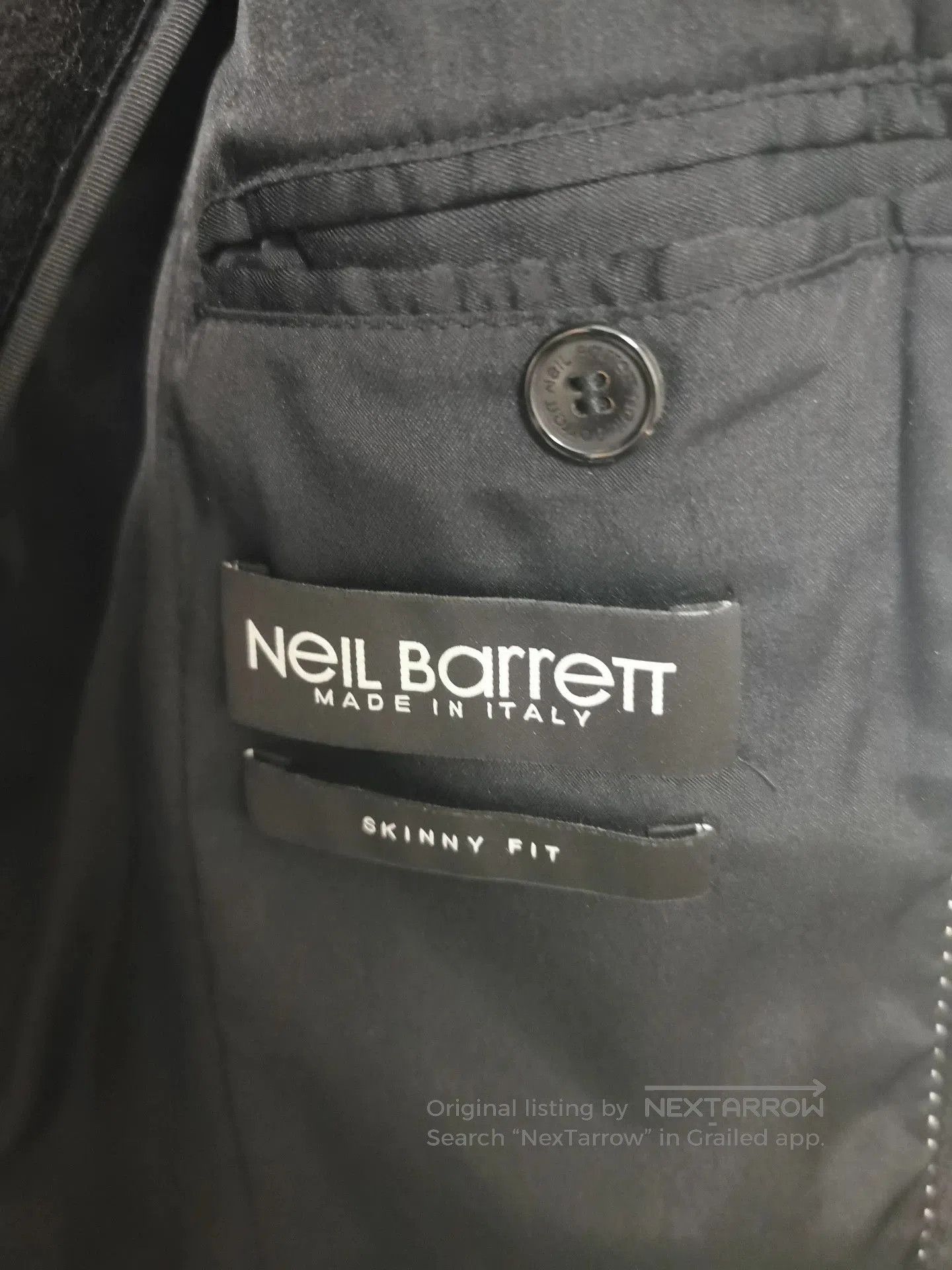 Neil Barrett Neil Barrett Wool Coat in Black. Size US M / EU 48-50 / 2 - 5 Thumbnail