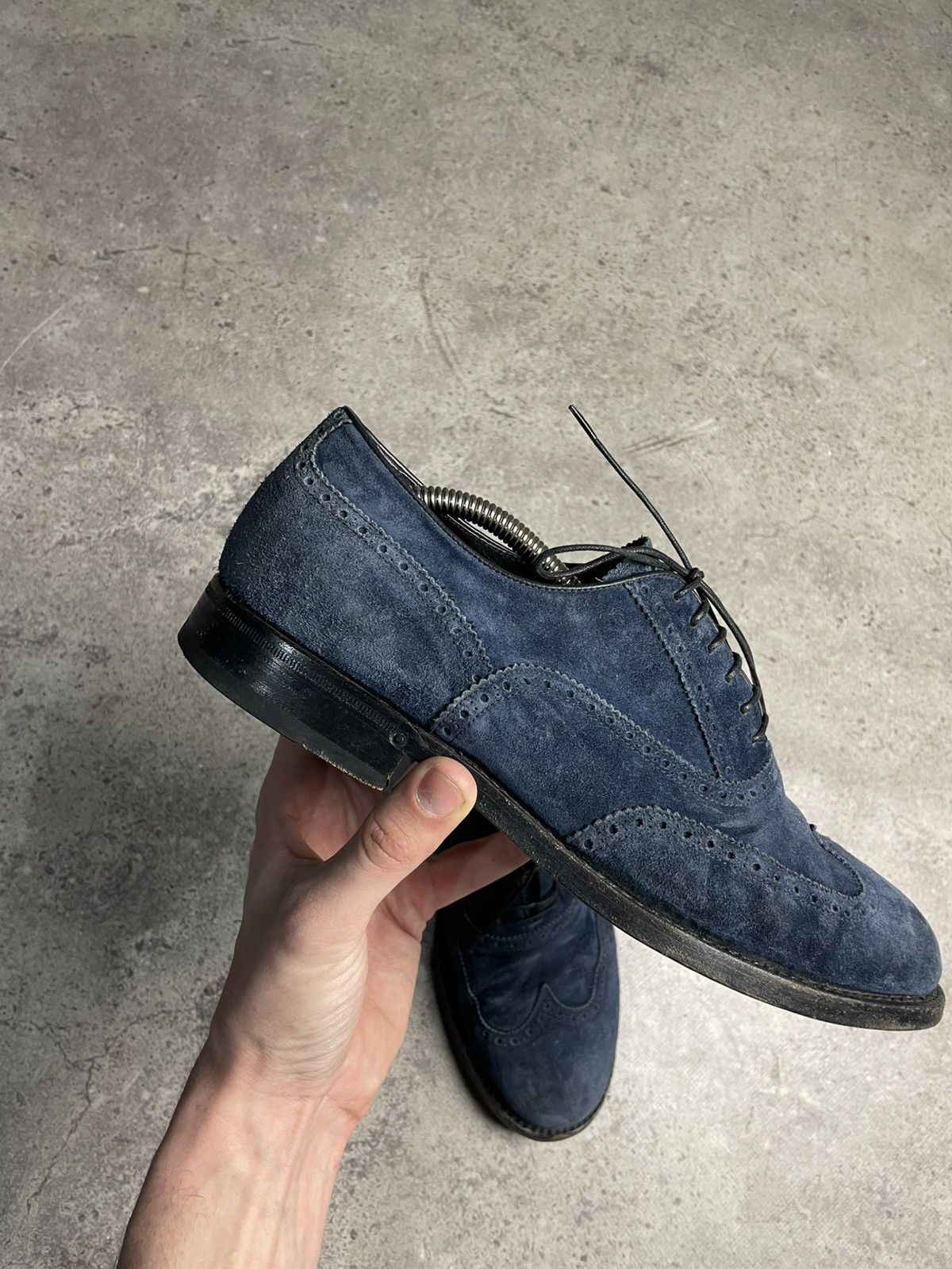 Brioni Brioni Low Top Suede Shoes Luxury RARE Size US 8 / EU 41 - 4 Thumbnail