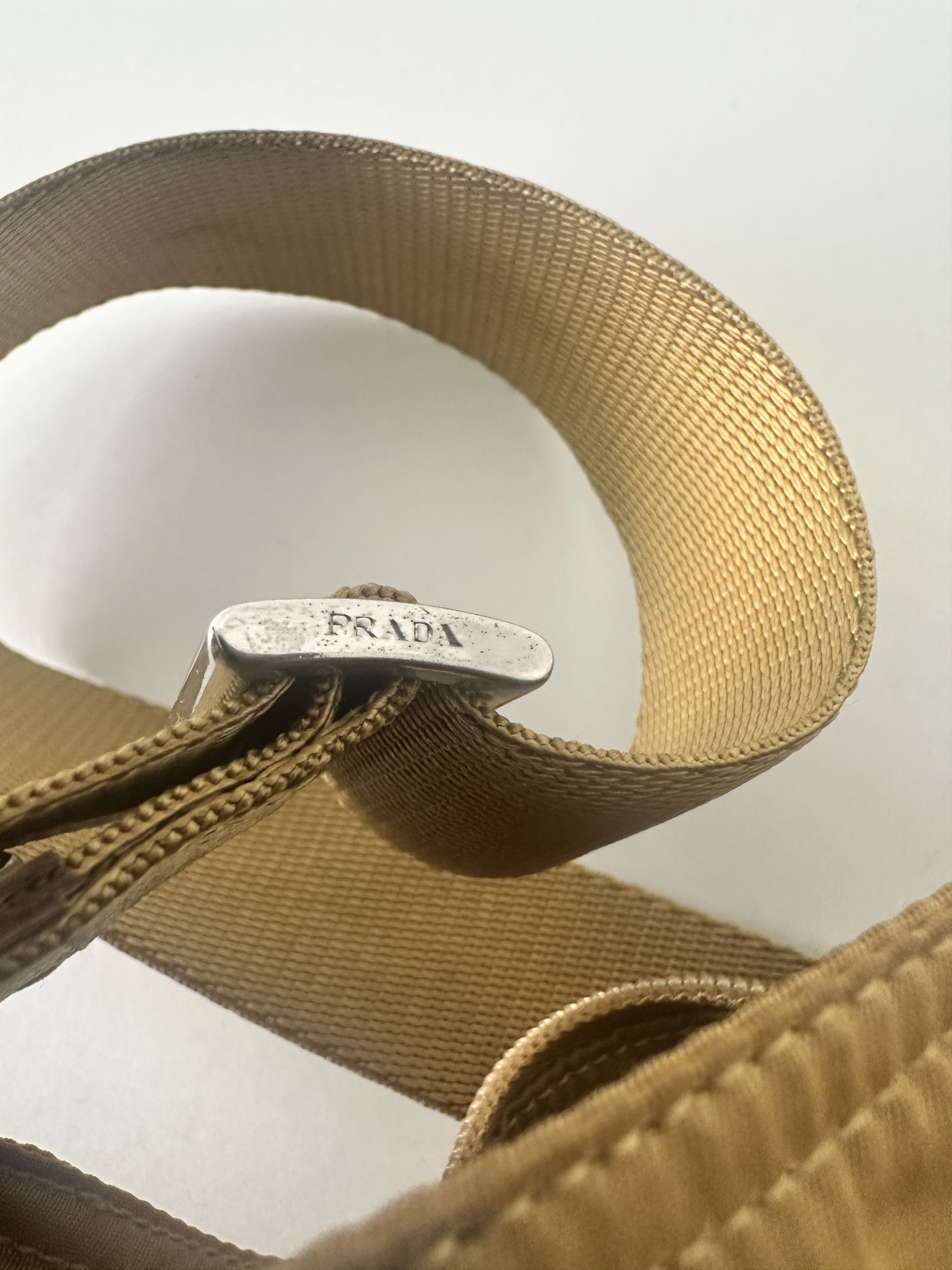 Prada Prada Brown Nylon Messenger Bag Size ONE SIZE - 8 Thumbnail
