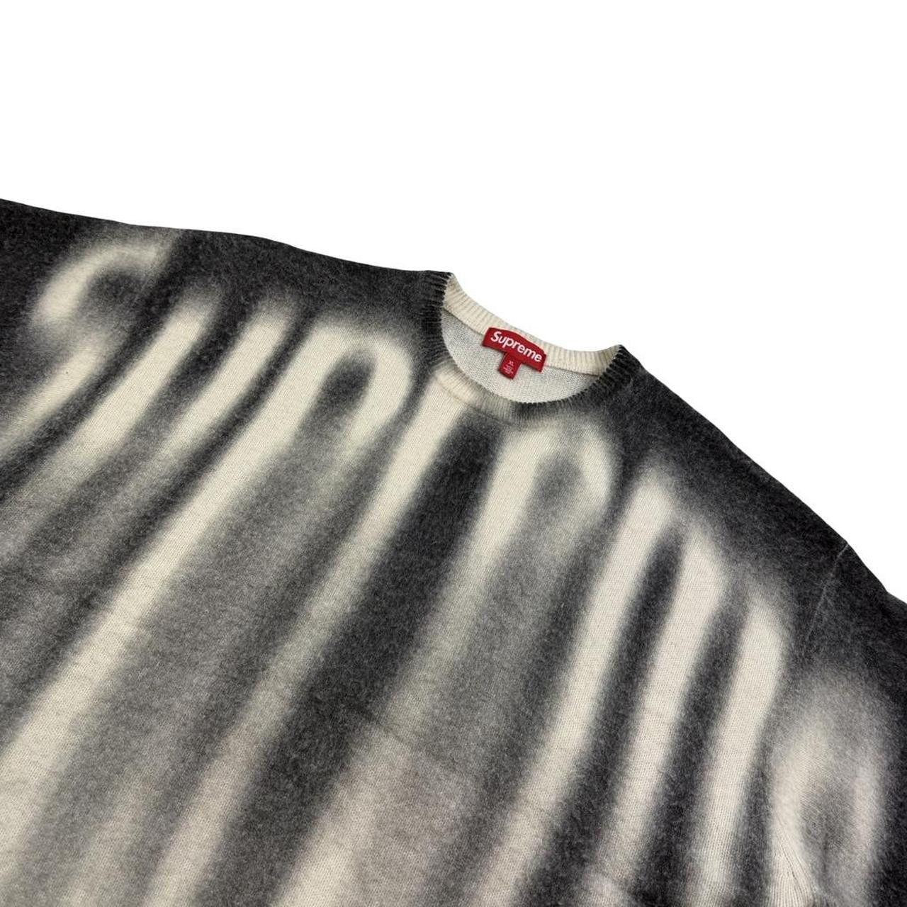 Supreme Supreme Blurred Logo Knit Sweater Black - Extra Large Size US XL / EU 56 / 4 - 3 Thumbnail