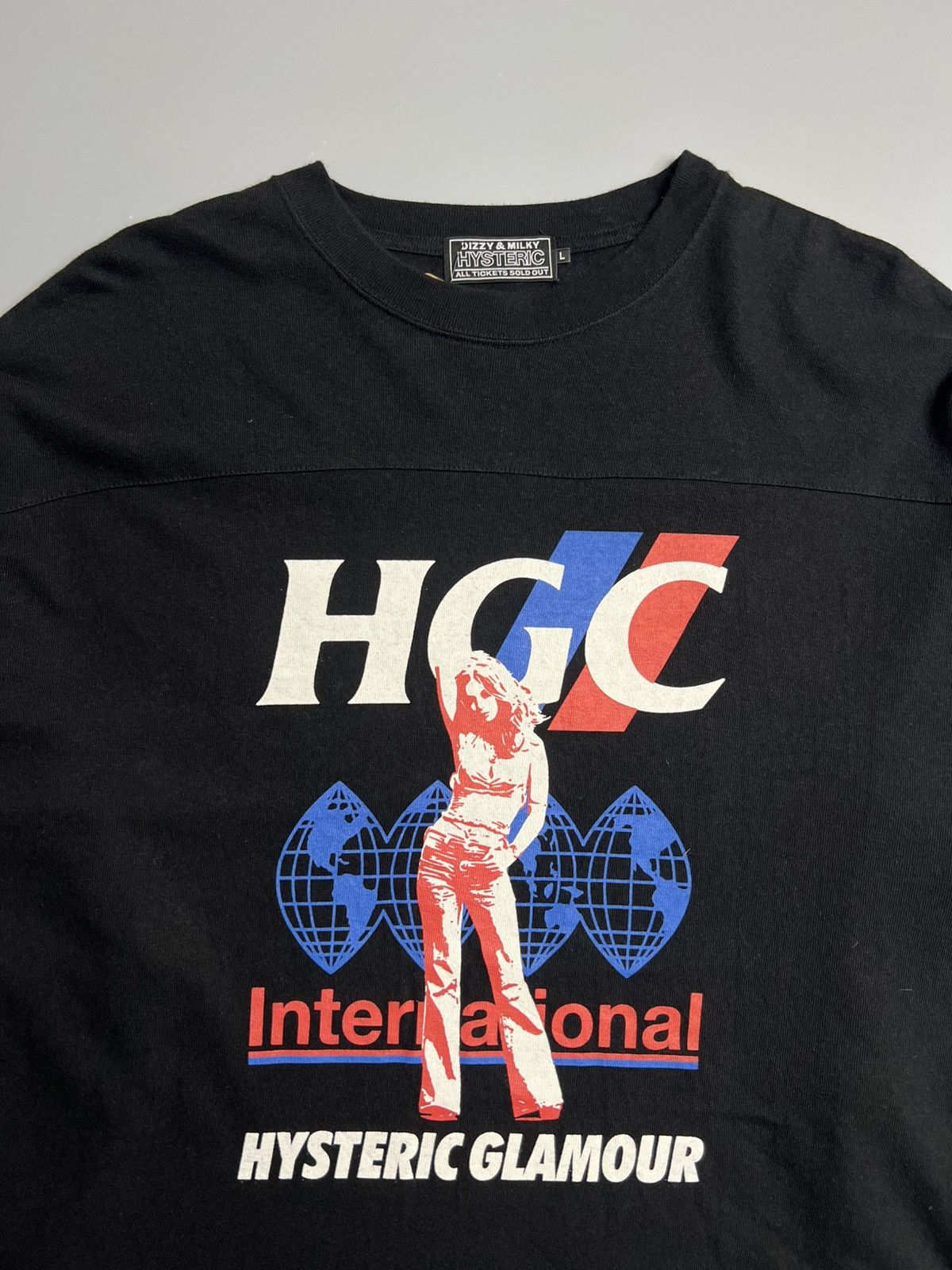 Hysteric Glamour × Vintage Vintage 2000s HystericGlamour 'Dizzy & Milky' Tour L/Sleeves Size US L / EU 52-54 / 3 - 2 Thumbnail