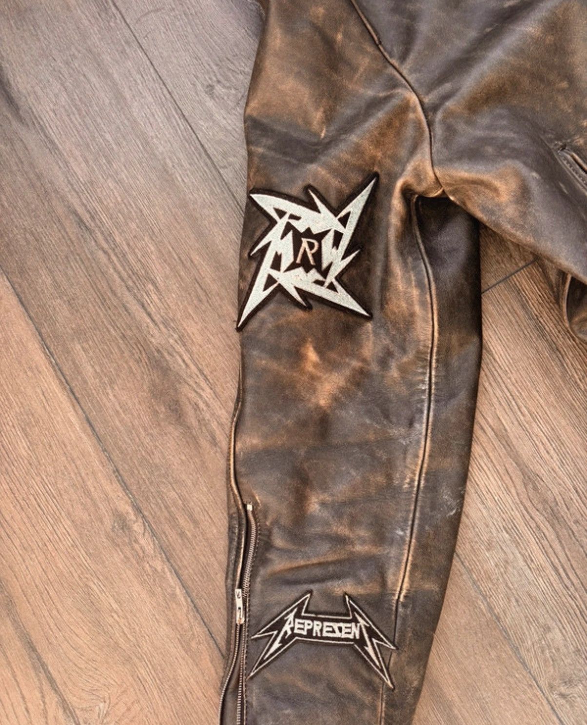 Represent Clo. Represent x Metallica Leather Jacket Size US M / EU 48-50 / 2 - 3 Thumbnail