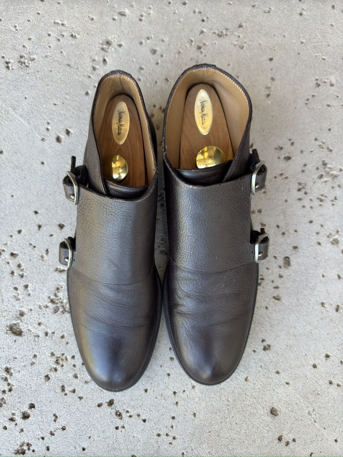 Jimmy Choo Jimmy Choo Double Monk Strap Leather Boots Size US 11 / EU 44 - 4 Thumbnail