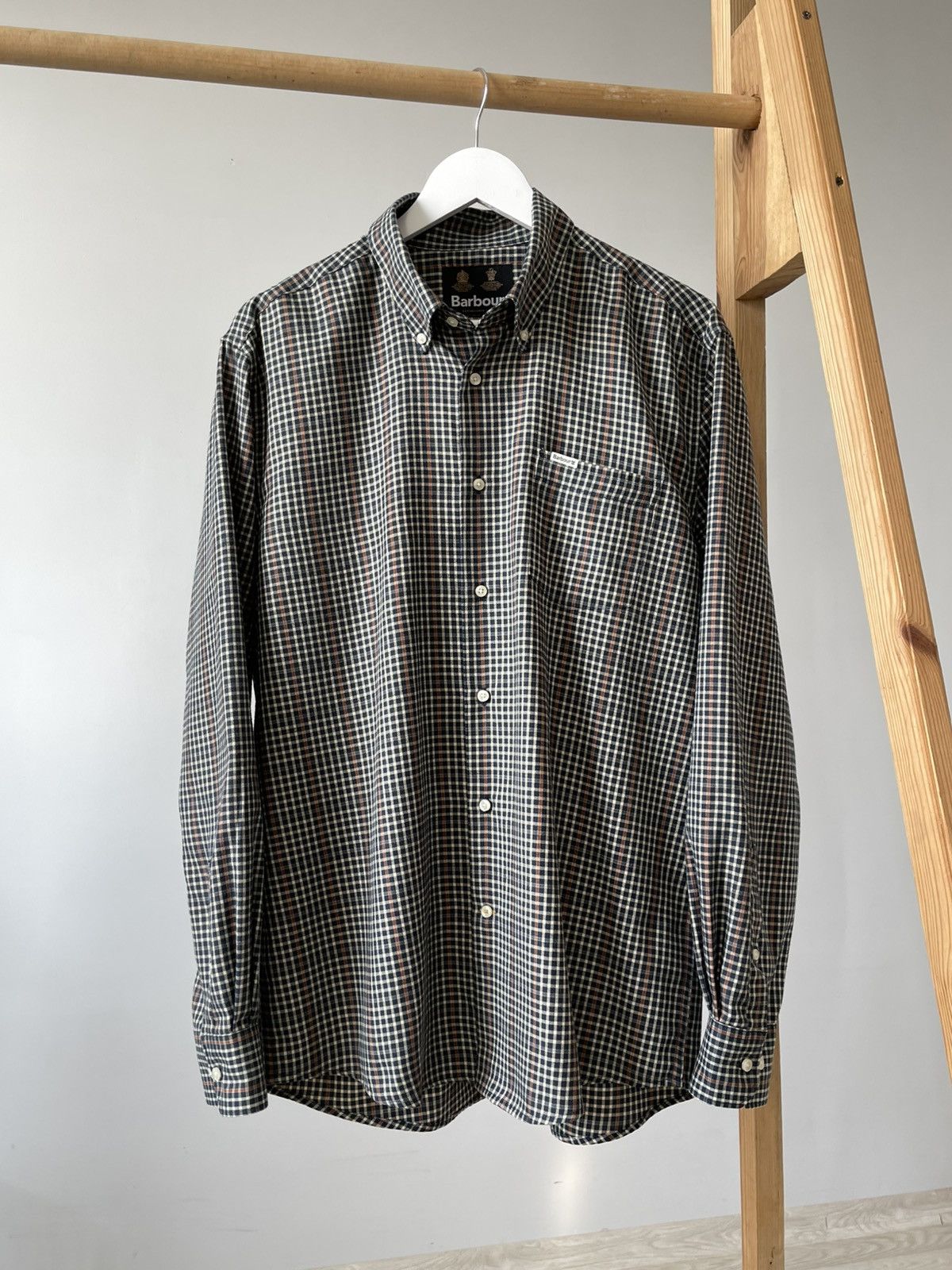 Barbour Barbour AW22 Henderson Thermo Weave Checkered Twill Shirt Size US M / EU 48-50 / 2 - 1 Thumbnail