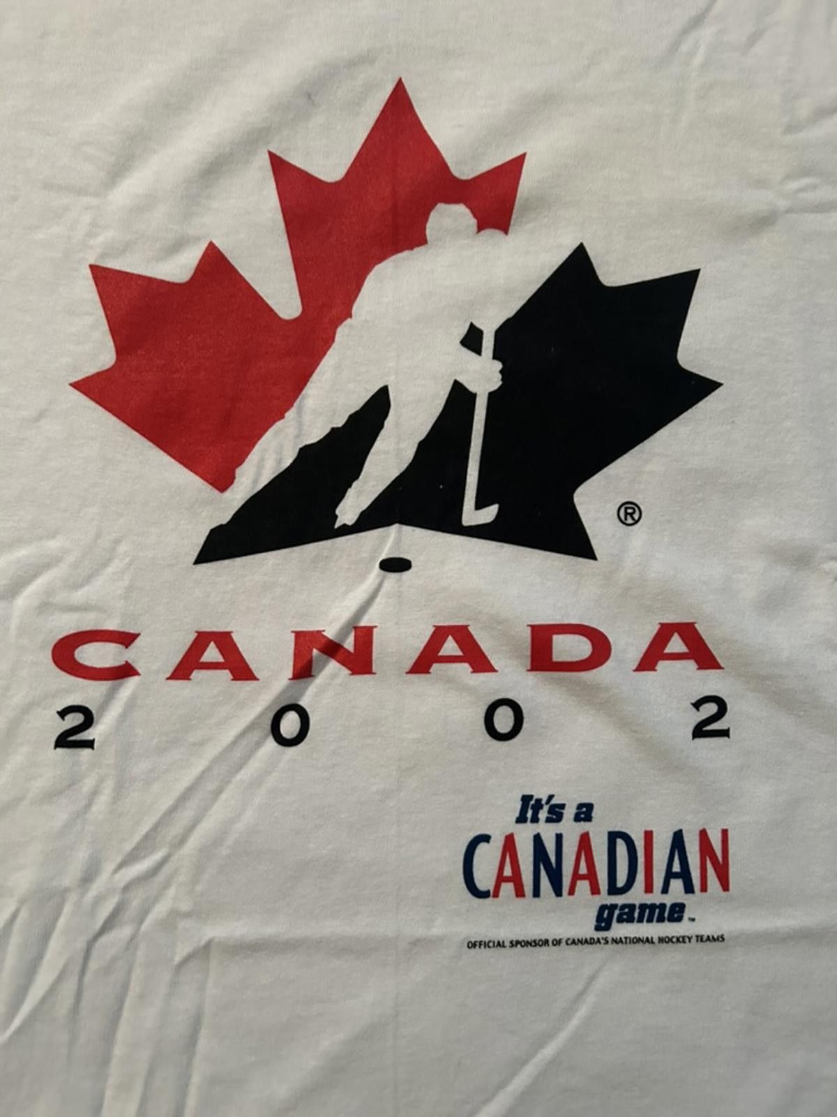 Gildan Vintage 2002 Molson Team Canada Hockey Logo T-Shirt Size US XL / EU 56 / 4 - 2 Thumbnail