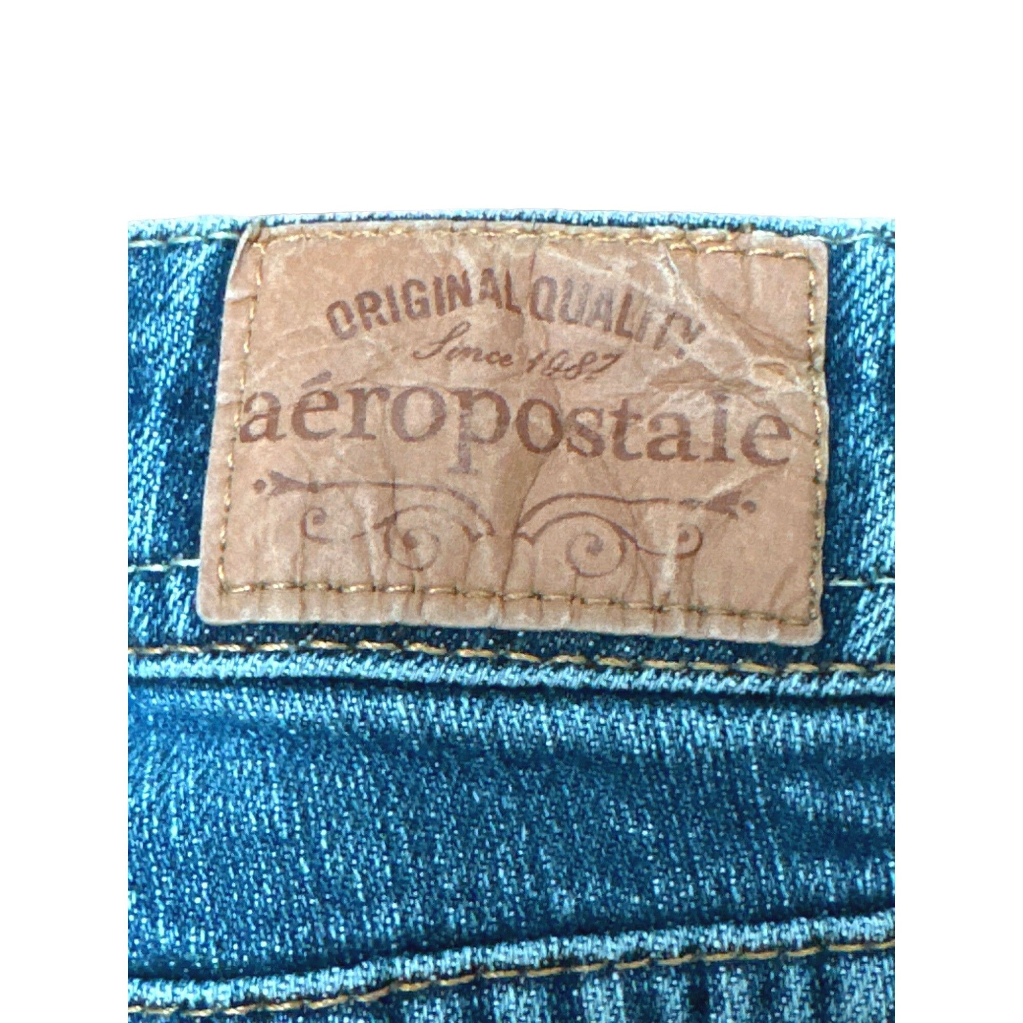 Aeropostale Aeropostale Chelsea Bootcut Blue Denim Jeans Size Seven Eigh Size 30" / US 8 / IT 44 - 4 Thumbnail
