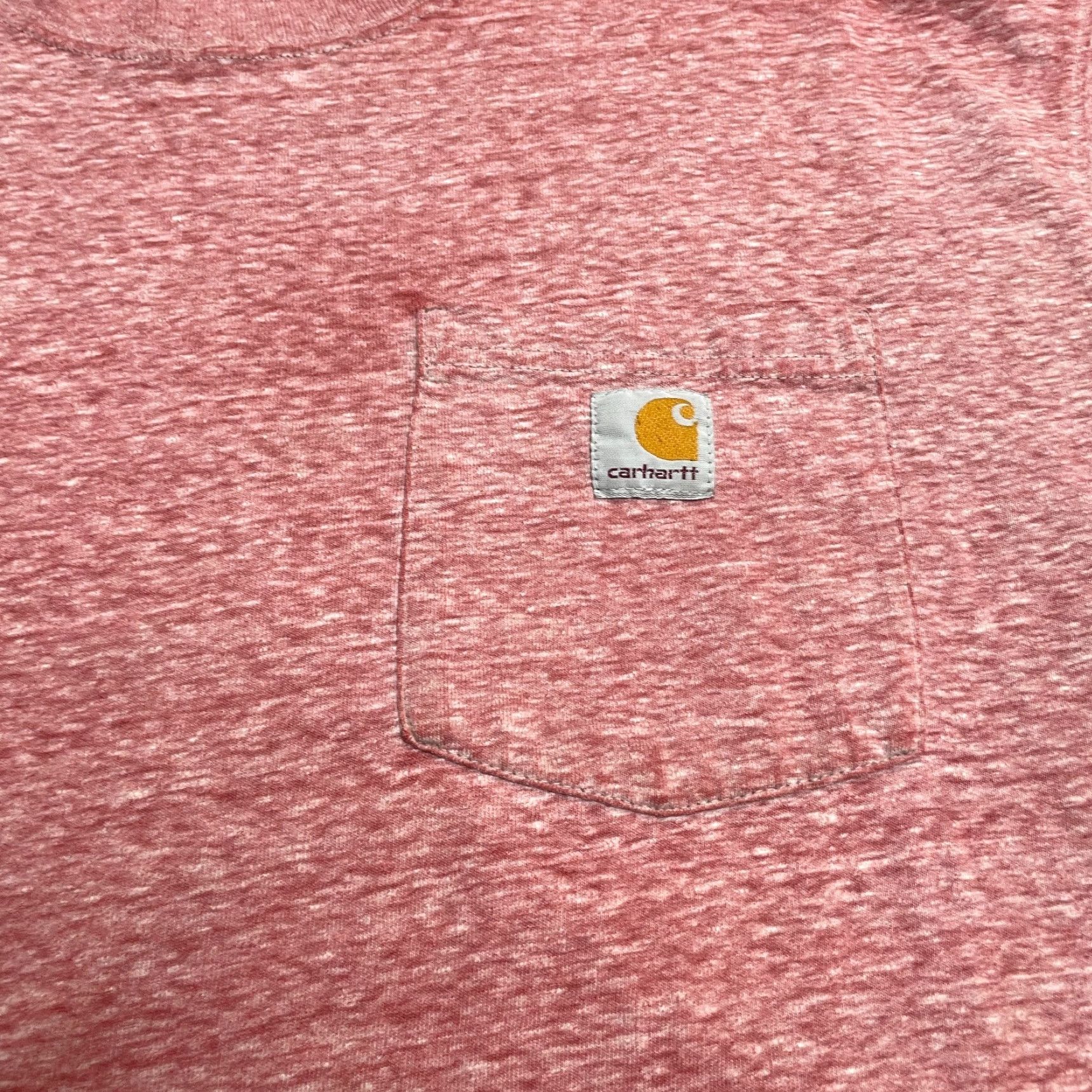 Carhartt Carhartt K87 Original Fit T-Shirt Mens XL Red Crew Neck Short Sleeve Pocket Tee Size US XL / EU 56 / 4 - 3 Thumbnail