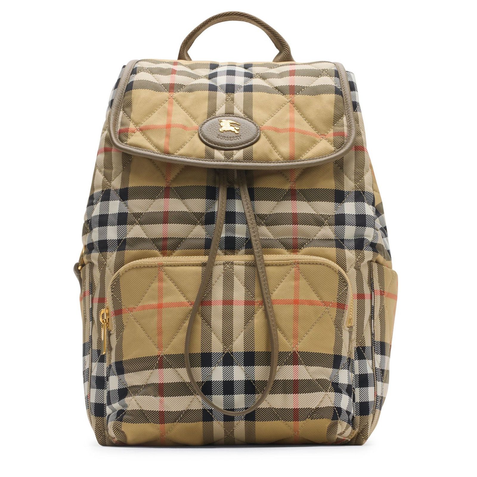 Burberry BURBERRY Horseshoe Beige Backpack New Size ONE SIZE - 1 Thumbnail