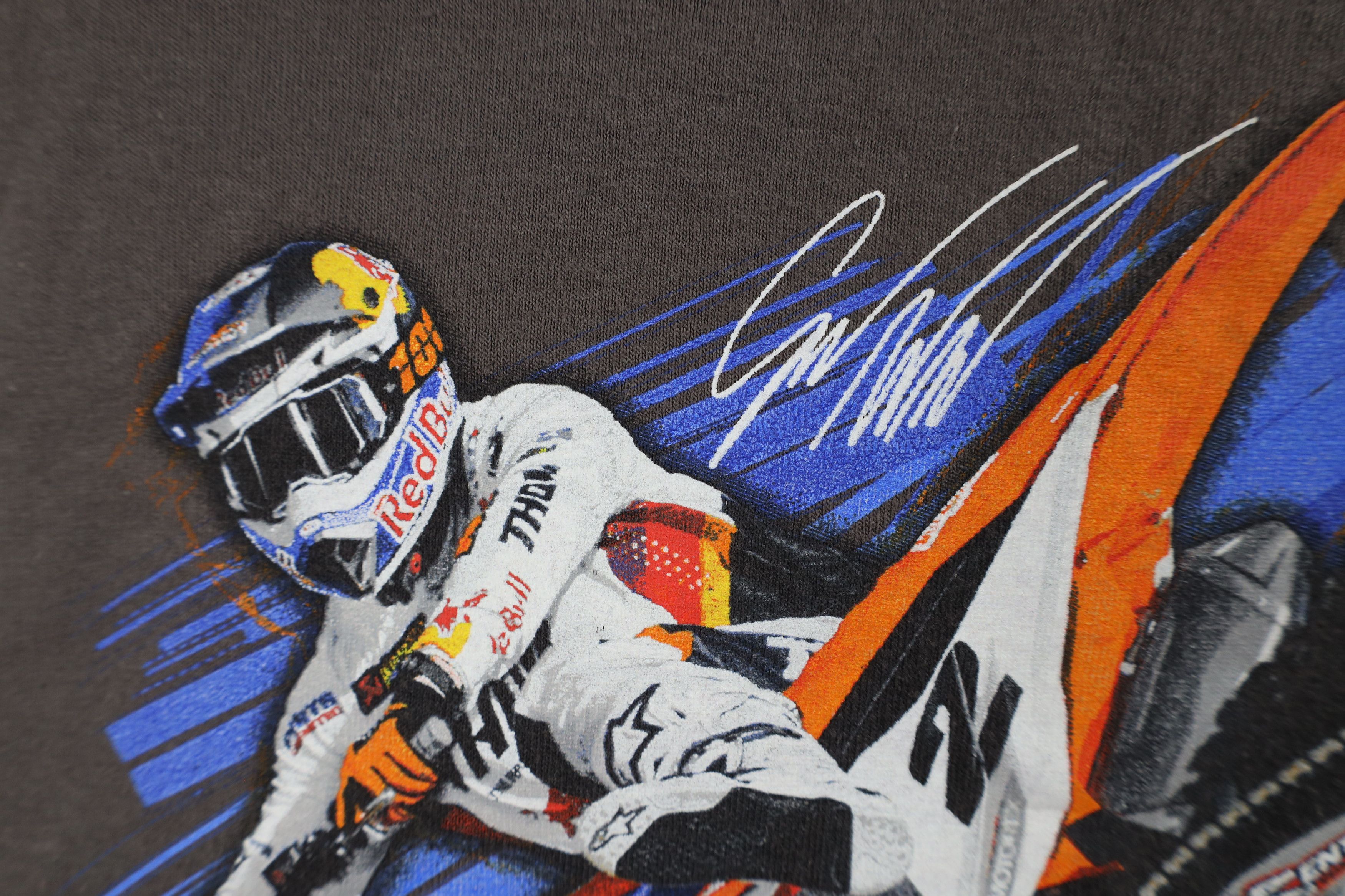 Vintage Red Bull KTM Factory Racing Webb Motocross T-Shirt Gray Size US M / EU 48-50 / 2 - 5 Thumbnail