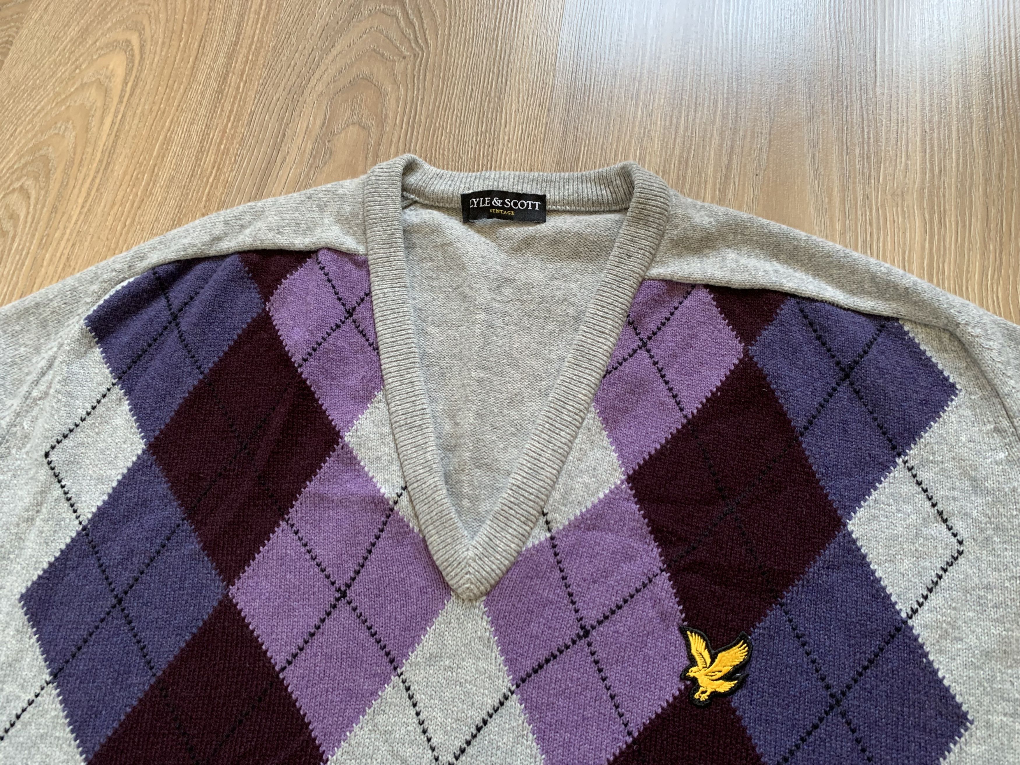 Lyle & Scott × Vintage Lyle & Scott Vintage Wool Sweater Size US XXL / EU 58 / 5 - 4 Thumbnail