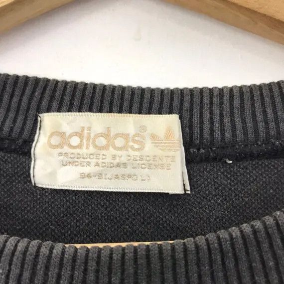 Adidas Vtg 80’ ADIDAS ORIGINALS DESCENTE Japan Big Logo Sweatshirt Size XL / US 12-14 / IT 48-50 - 6 Thumbnail