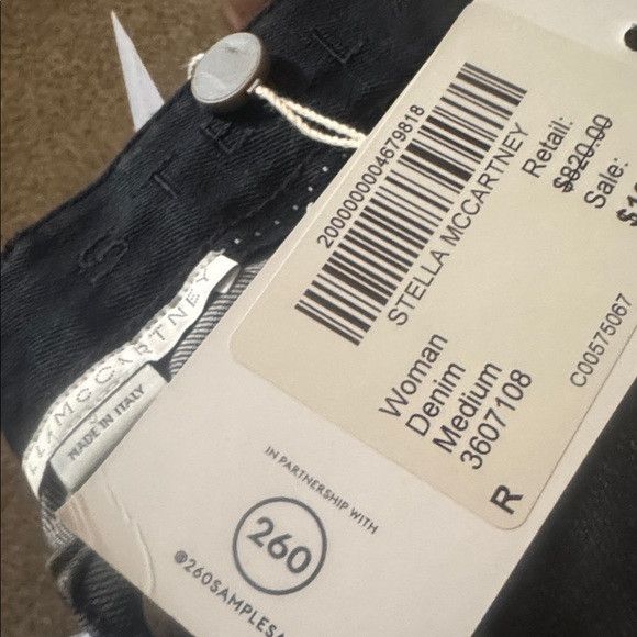 Stella McCartney Stella McCartney Black Jeans with Colorful Accents Size 31" - 7 Thumbnail
