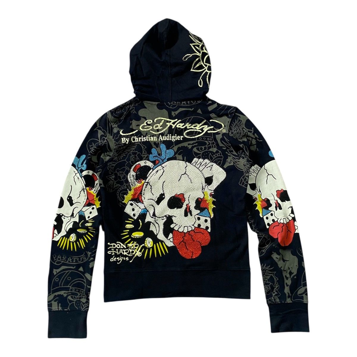 Ed Hardy Y2k Ed Hardy skull ifsixwasnine style zip hoodie Size US S / EU 44-46 / 1 - 1 Thumbnail