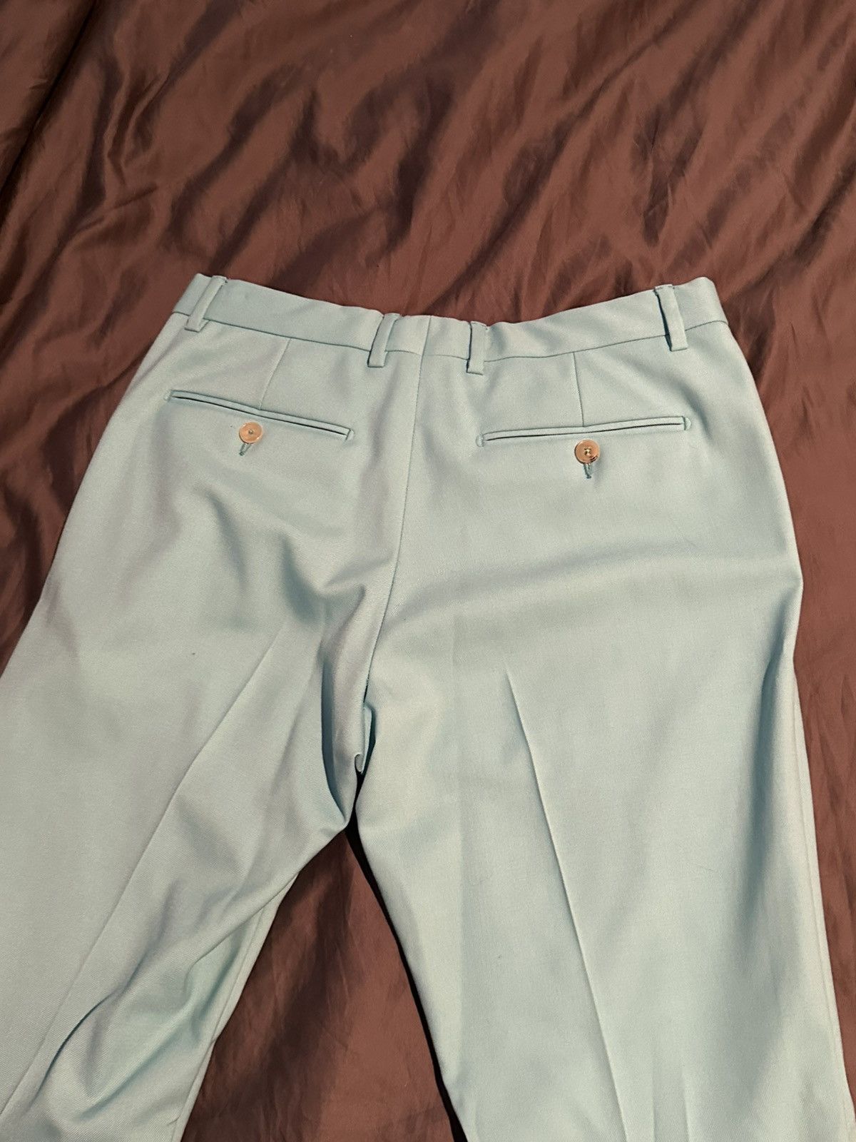 Gucci Rare Gucci Turquoise Trousers as seen on Harry Styles Size US 31 - 5 Thumbnail