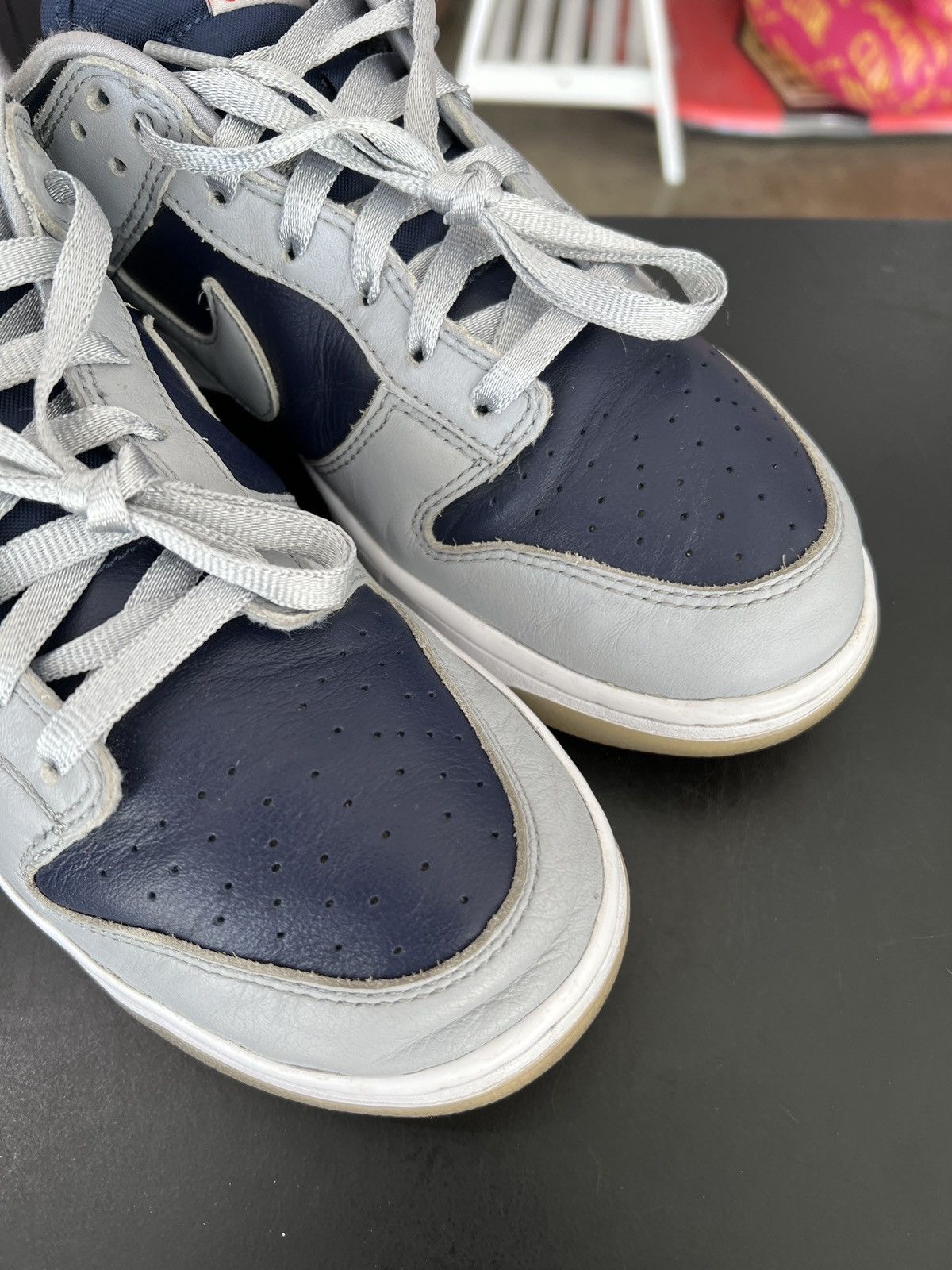 Nike Nike Dunk Low College Navy Grey Sz. 10.5W/9M (2021) Size US 9 / EU 42 - 7 Thumbnail