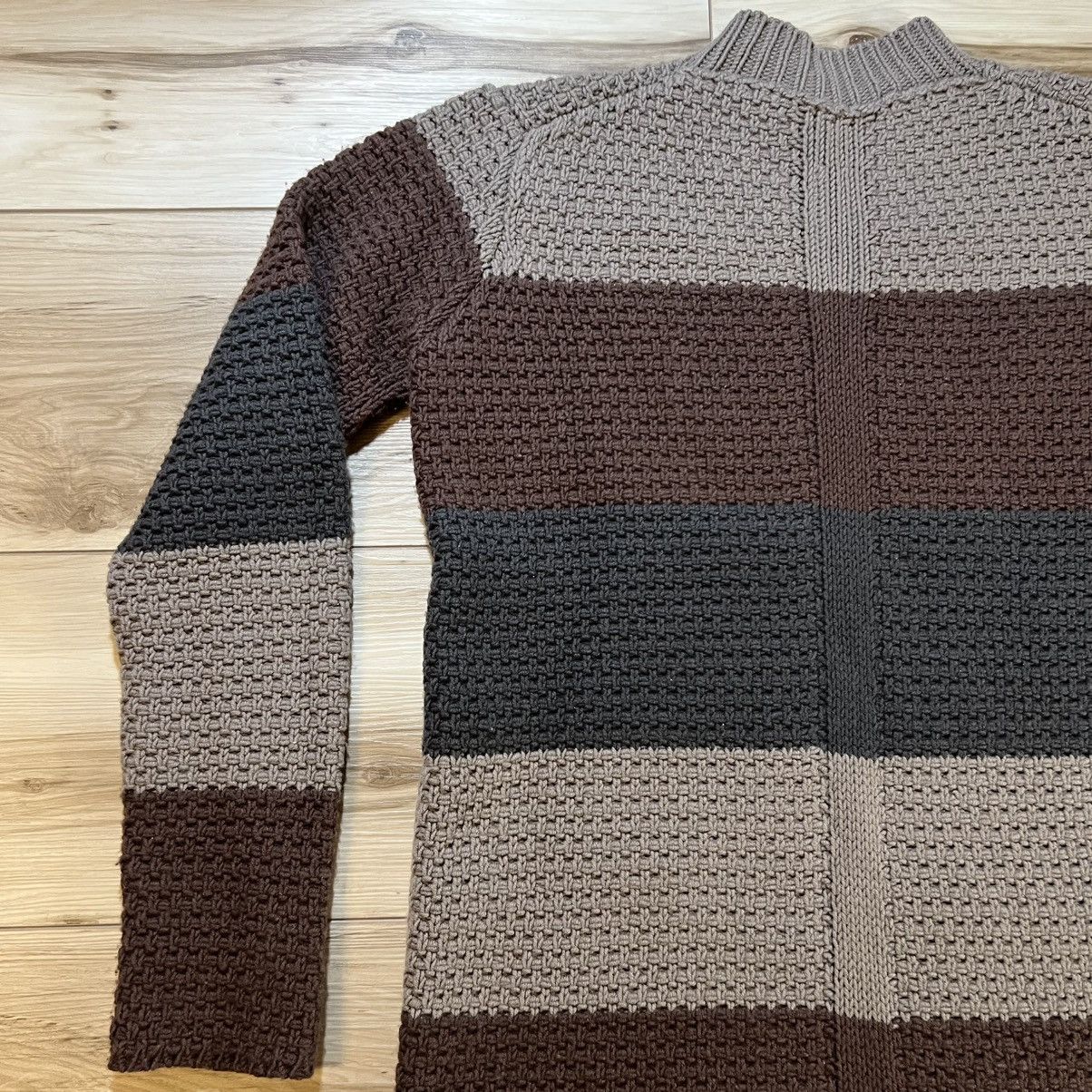 Rick Owens Rick Owens FW16 Mastodon Long Striped Knit Wool Sweater Size US M / EU 48-50 / 2 - 14 Thumbnail