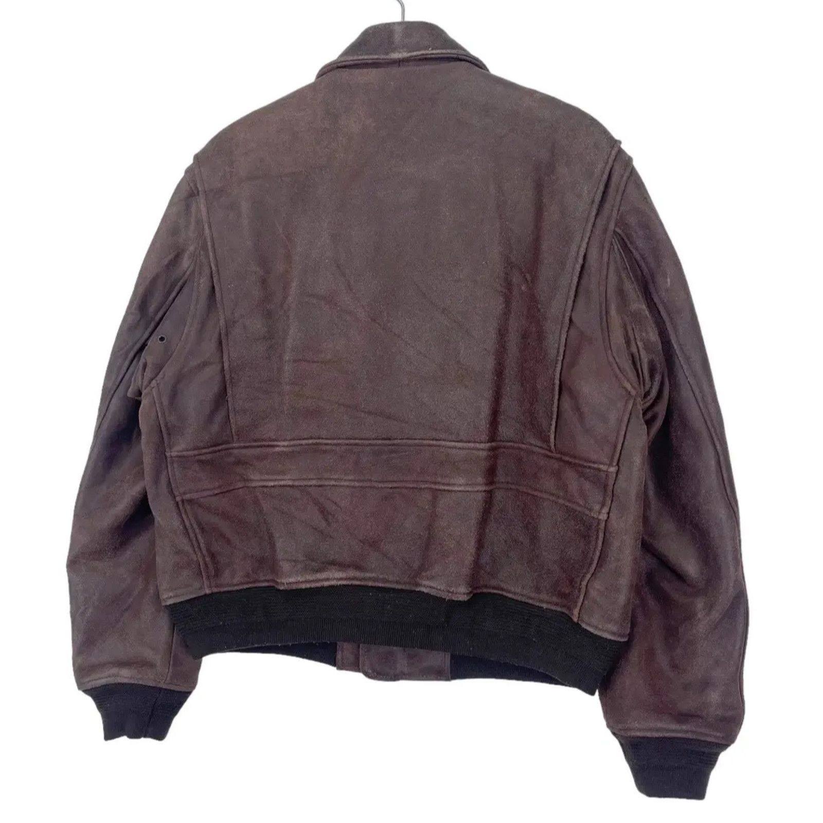 DKNY DKNY Jeans Leather Bomber Jacket American Motor Patches Sz S Size US S / EU 44-46 / 1 - 5 Thumbnail