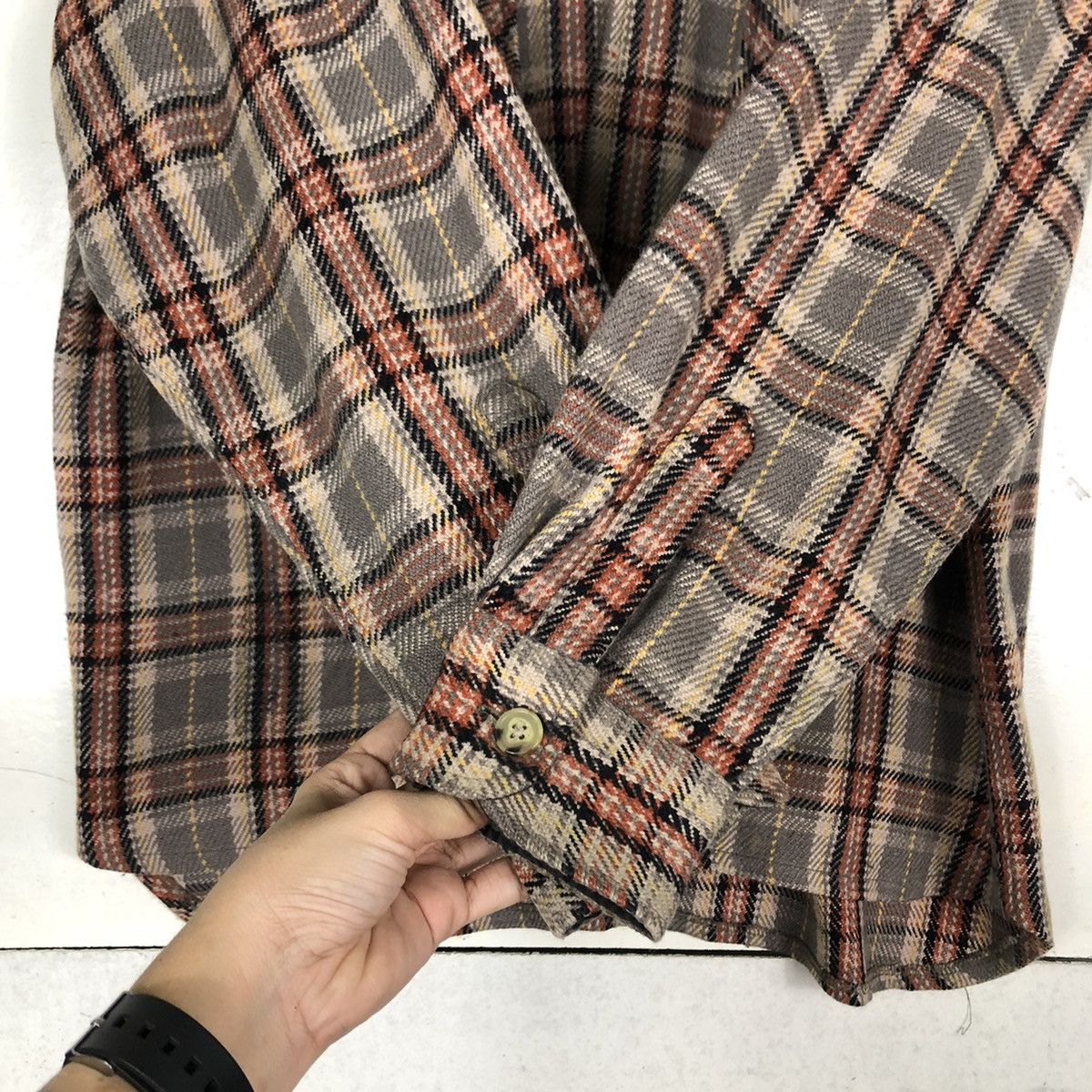Japanese Brand 🔥VINTAGE WOOL ZIPPER JACKET VISBY ISSEY MIYAKE JAPAN Size US L / EU 52-54 / 3 - 15 Thumbnail
