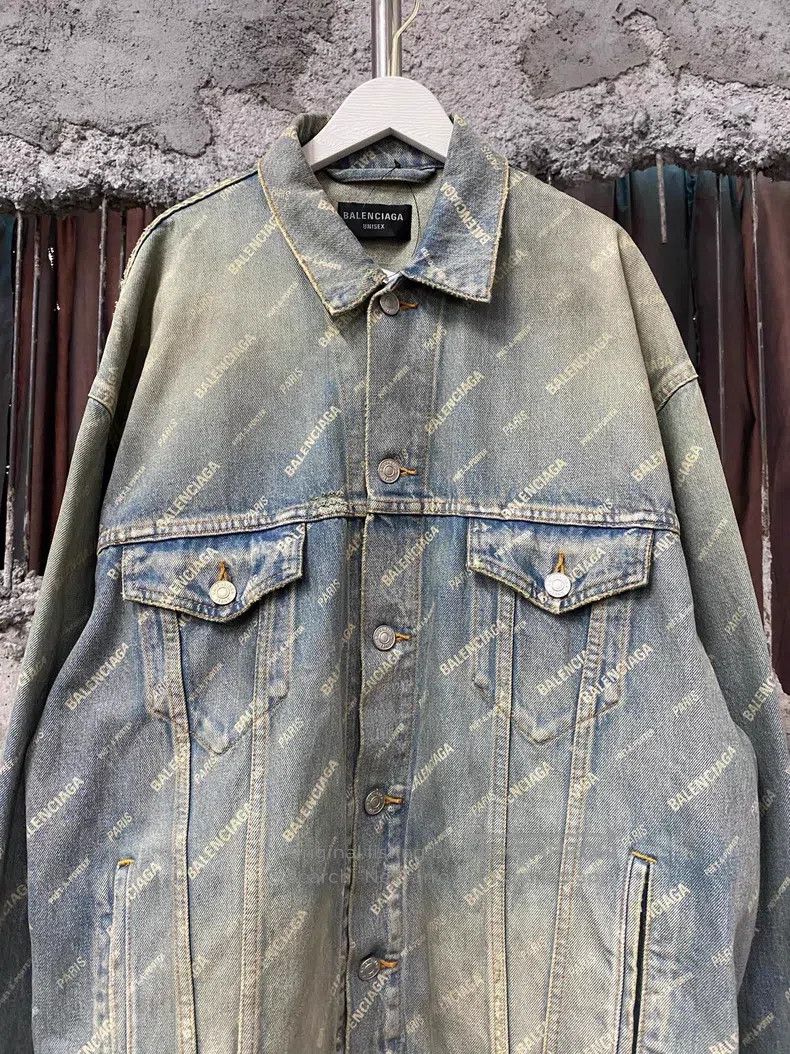 Balenciaga Balenciaga Denim Jacket Coat Size US XS / EU 42 / 0 - 3 Thumbnail