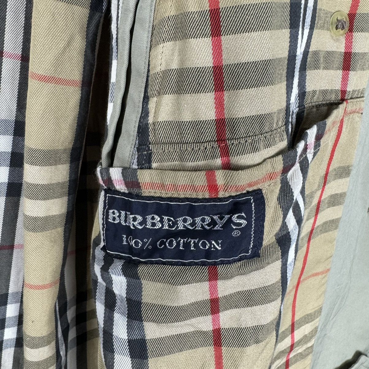 Burberry × Burberry Prorsum × Vintage ☀️BURBERRYS ENGLAND NOVA CHECKED TRENCH COAT JACKET Size US M / EU 48-50 / 2 - 10 Thumbnail
