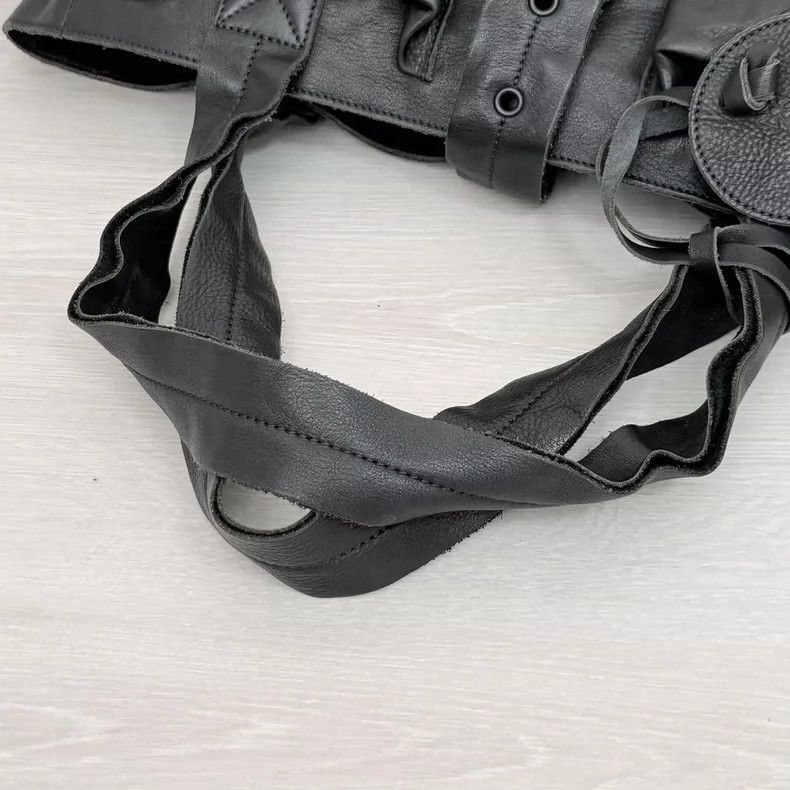 Vivienne Westwood Vivienne Westwood size os Black leather motorcycle bag Size ONE SIZE - 4 Thumbnail