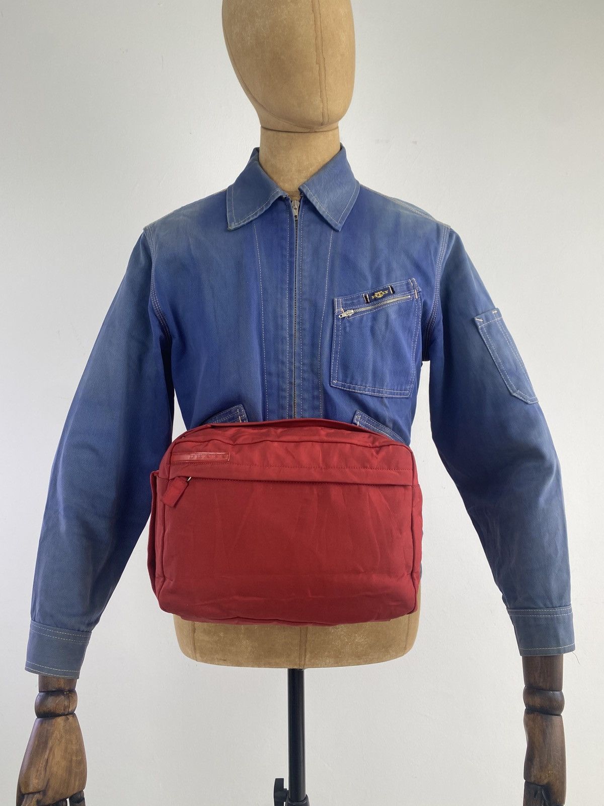 Prada 2000’s Prada Tessuto Belt Bag Nylon Cloth Size ONE SIZE - 1 Thumbnail