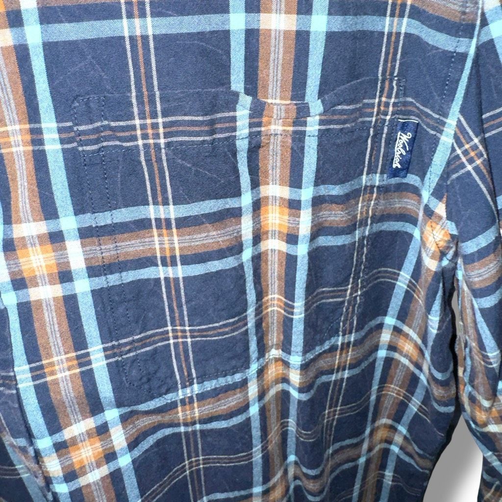 Woolrich Woolen Mills Woolrich 90s Blue Plaid Button Down Shirt Sz M Size US M / EU 48-50 / 2 - 3 Thumbnail