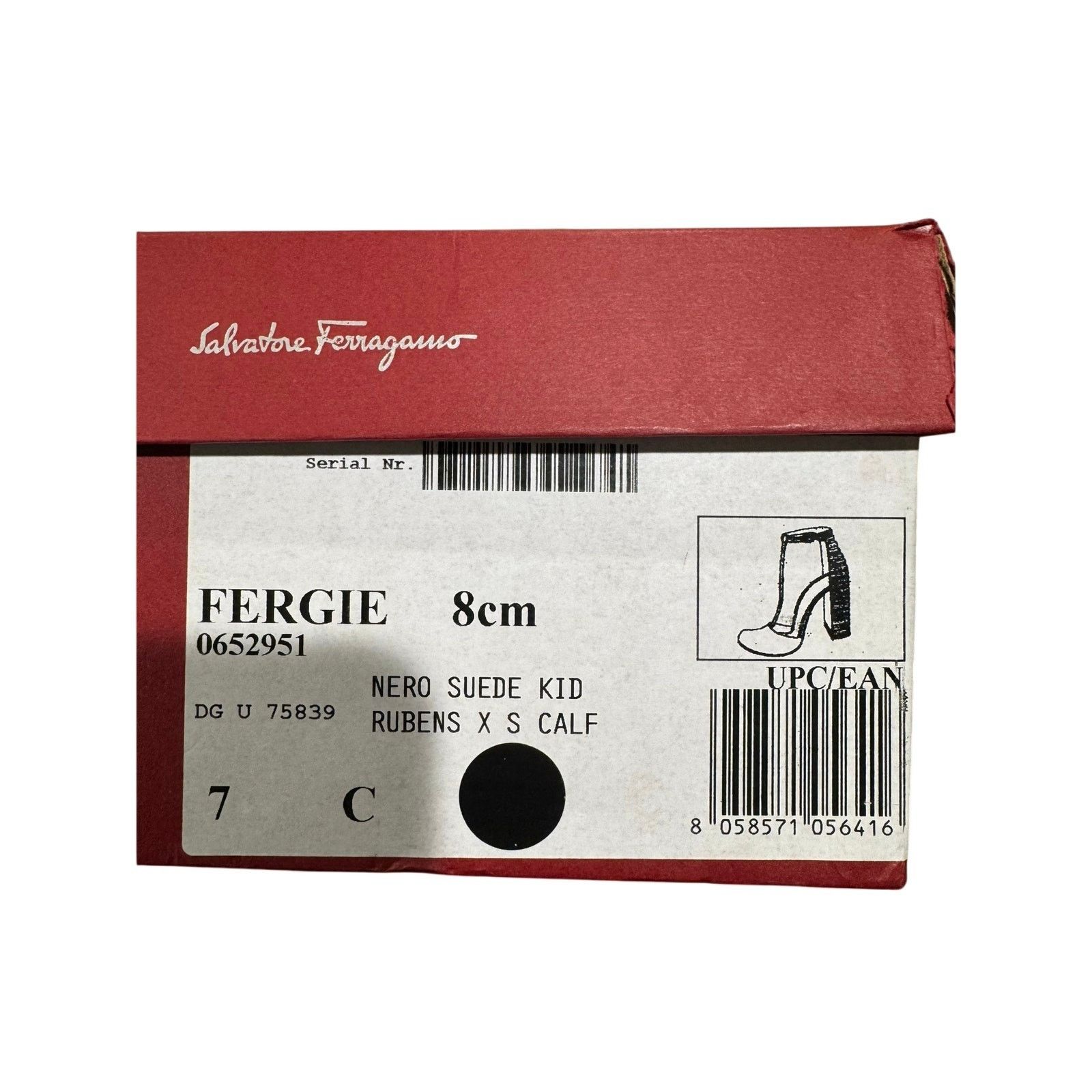 Salvatore Ferragamo Salvatore Ferragamo “Fergie” Black Suede Pumps sz. 7us Size US 7 / IT 37 - 10 Thumbnail