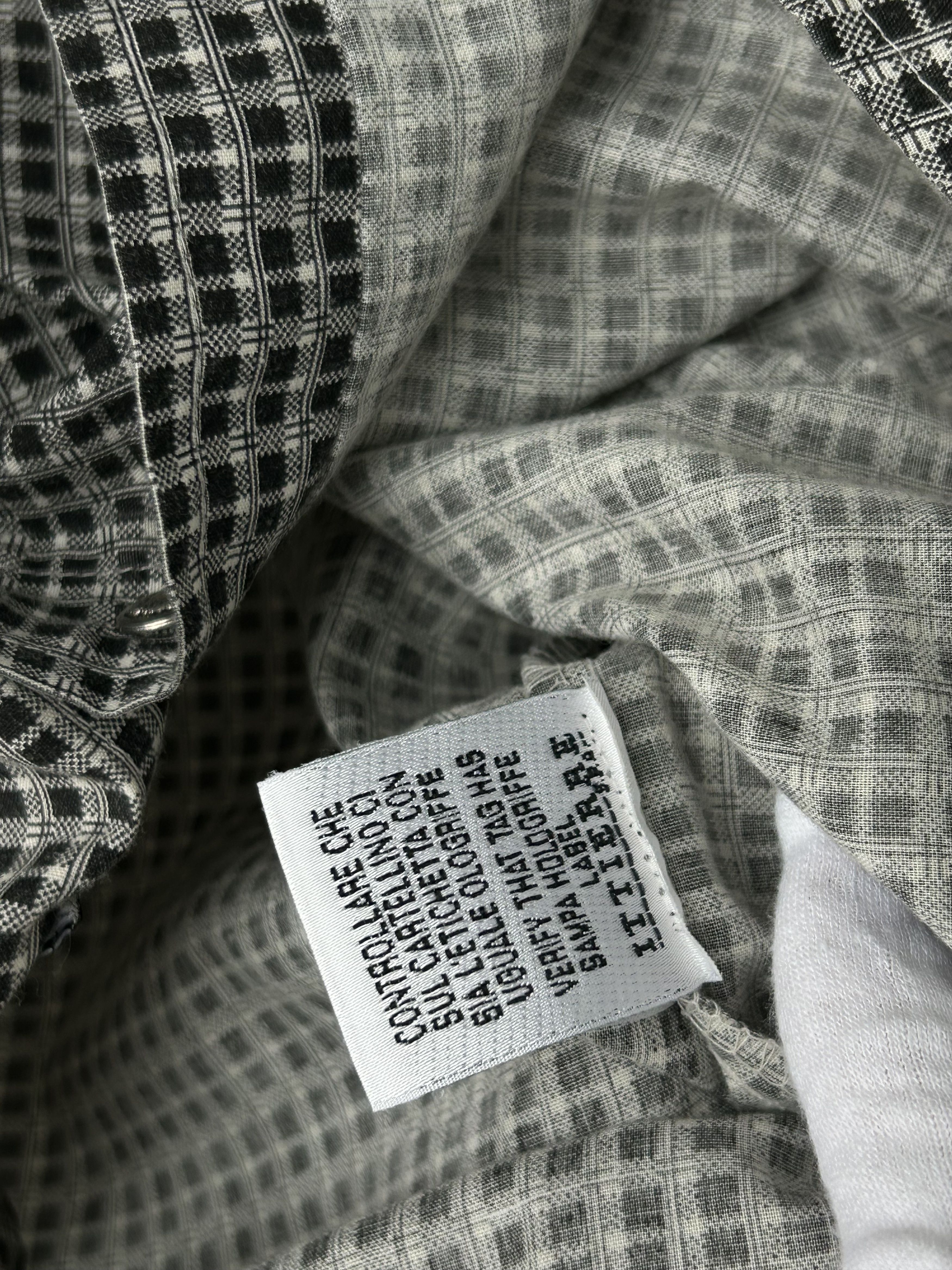 Versace Jeans Couture VERSACE COLLECTION Checked Button-Up Shirt (Medusa Buttons) Size US M / EU 48-50 / 2 - 6 Thumbnail