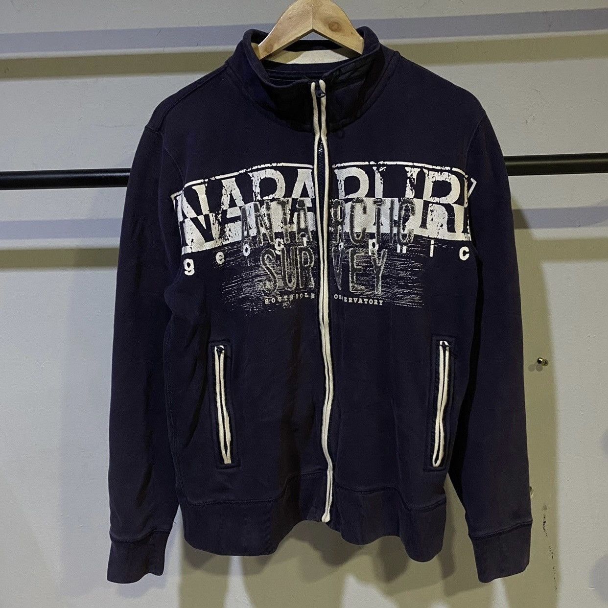 Napapijri × Vintage Napapijri Antartic Survey Sweater Size US M / EU 48-50 / 2 - 1 Thumbnail