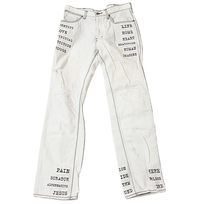 Number (N)ine Number (N)ine 02SS patch denim pant | Grailed