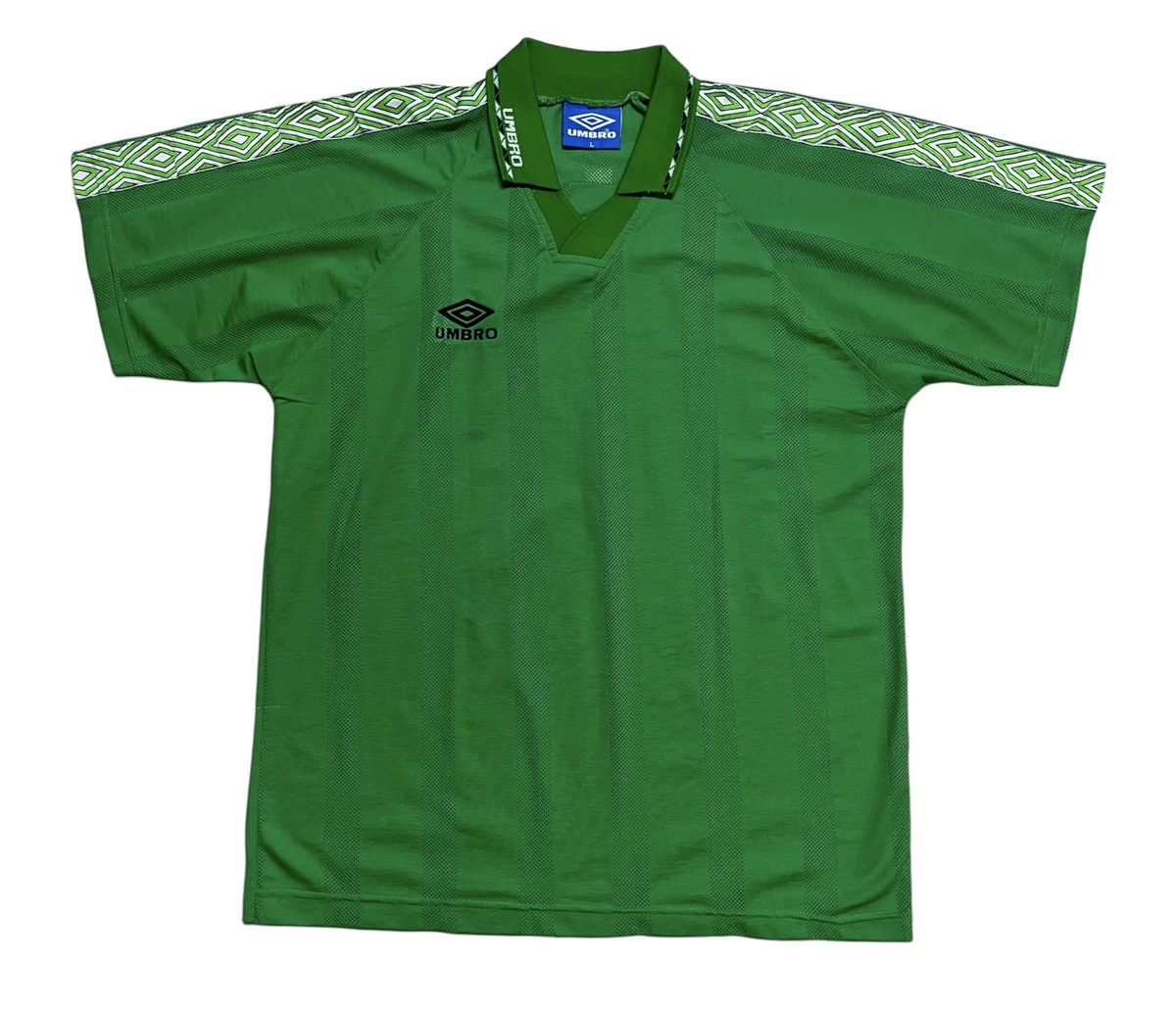 UMBRO JERSEY トップス Butter Goods x Umbro Optical Jersey - Brown / Taupe | Flatspot