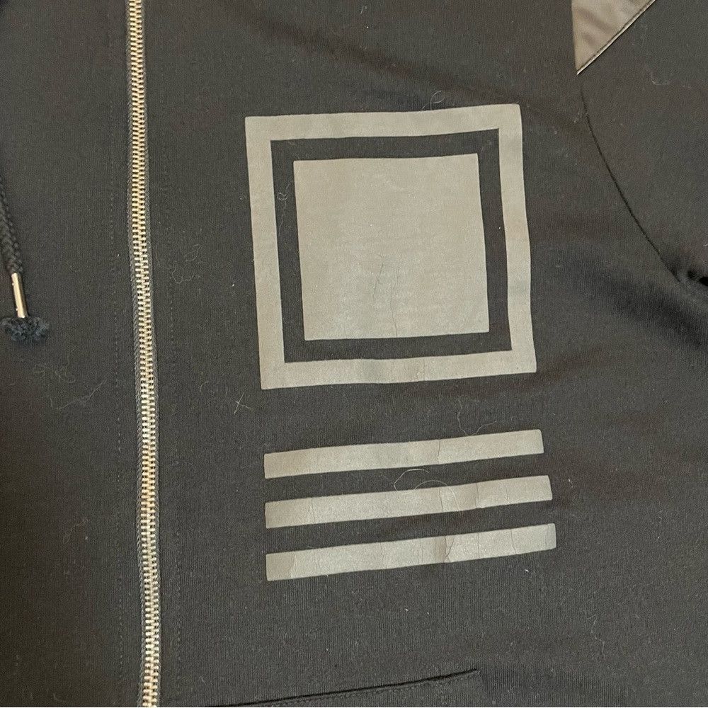 I.N.C INC International Concept Black Zip Hoodie Cotton Sweatshir Size US XL / EU 56 / 4 - 4 Thumbnail