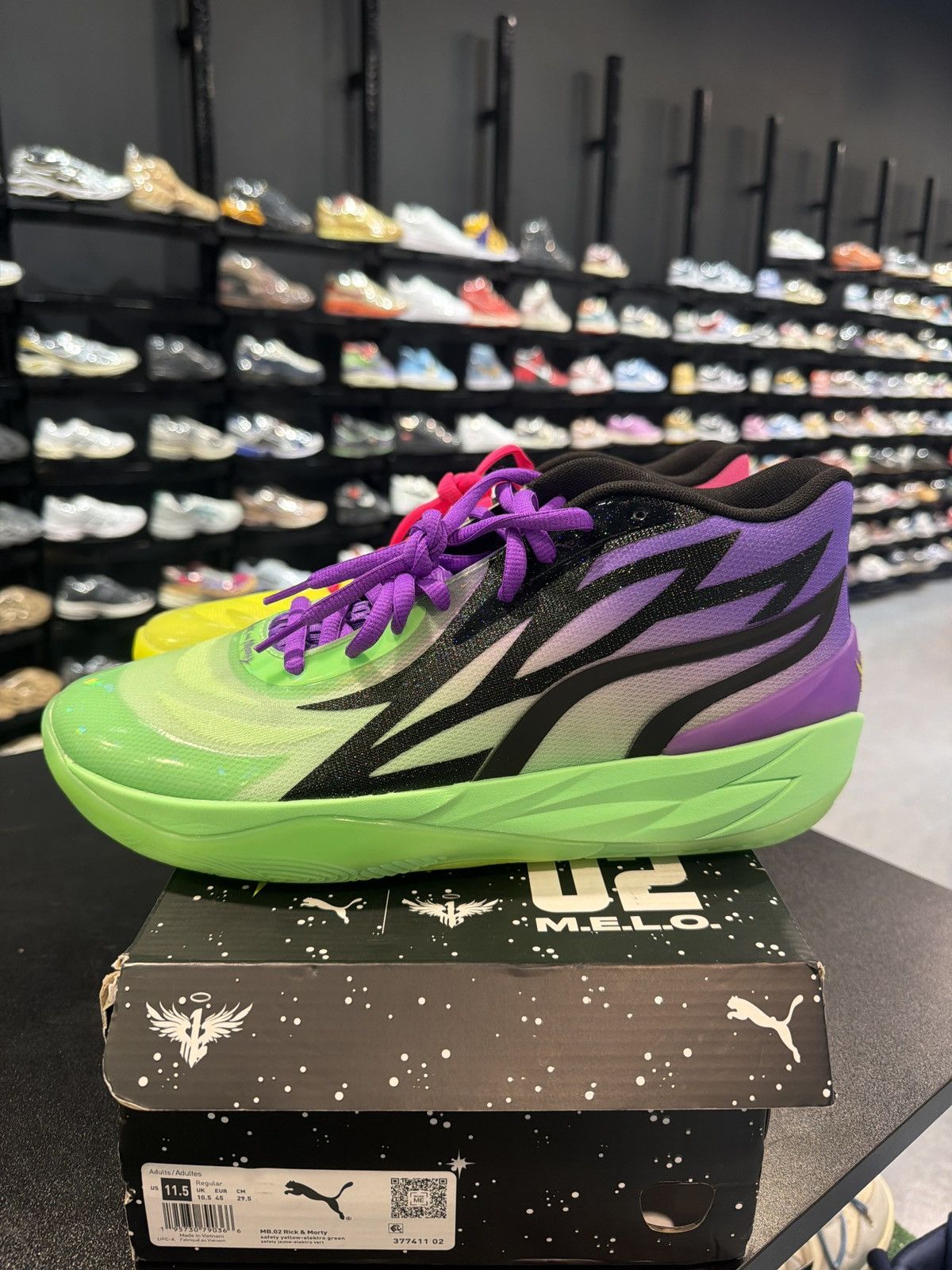 Puma Lamelo Ball Rick And Morty 2.0 Size-11.5 Brand New