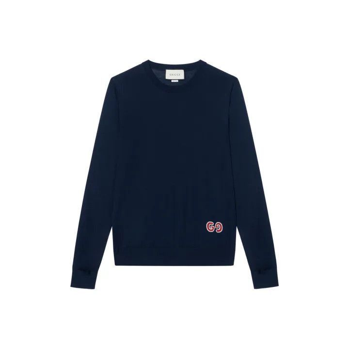 Gucci Gucci Gucci Logo Wool Long Sleeve Sweater Men -2506 Size US XS / EU 42 / 0 - 1 Thumbnail