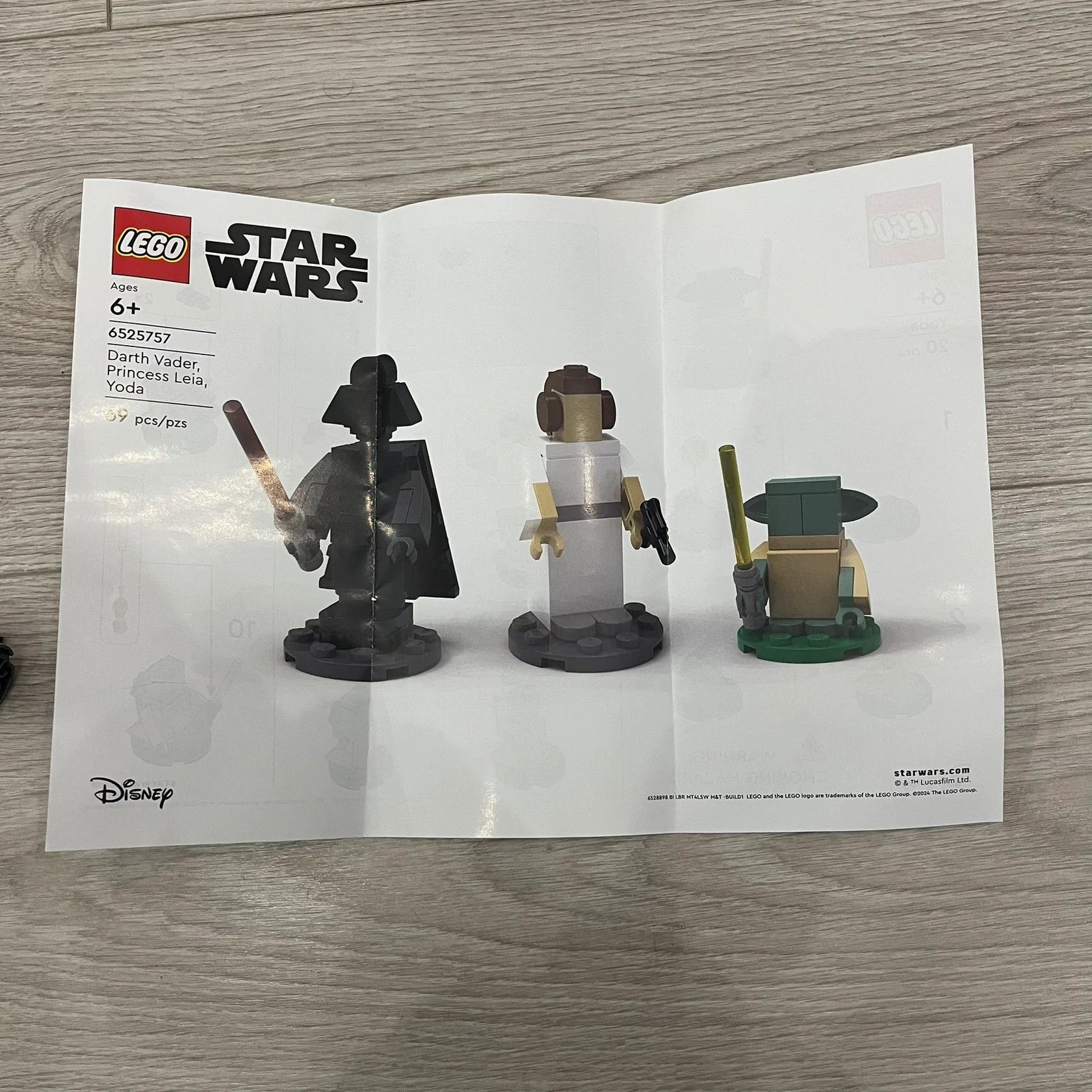 LEGO LEGO Star Wars Trio M&T (Darth Vader, Princess Leia, Yoda) Size ONE SIZE - 5 Thumbnail