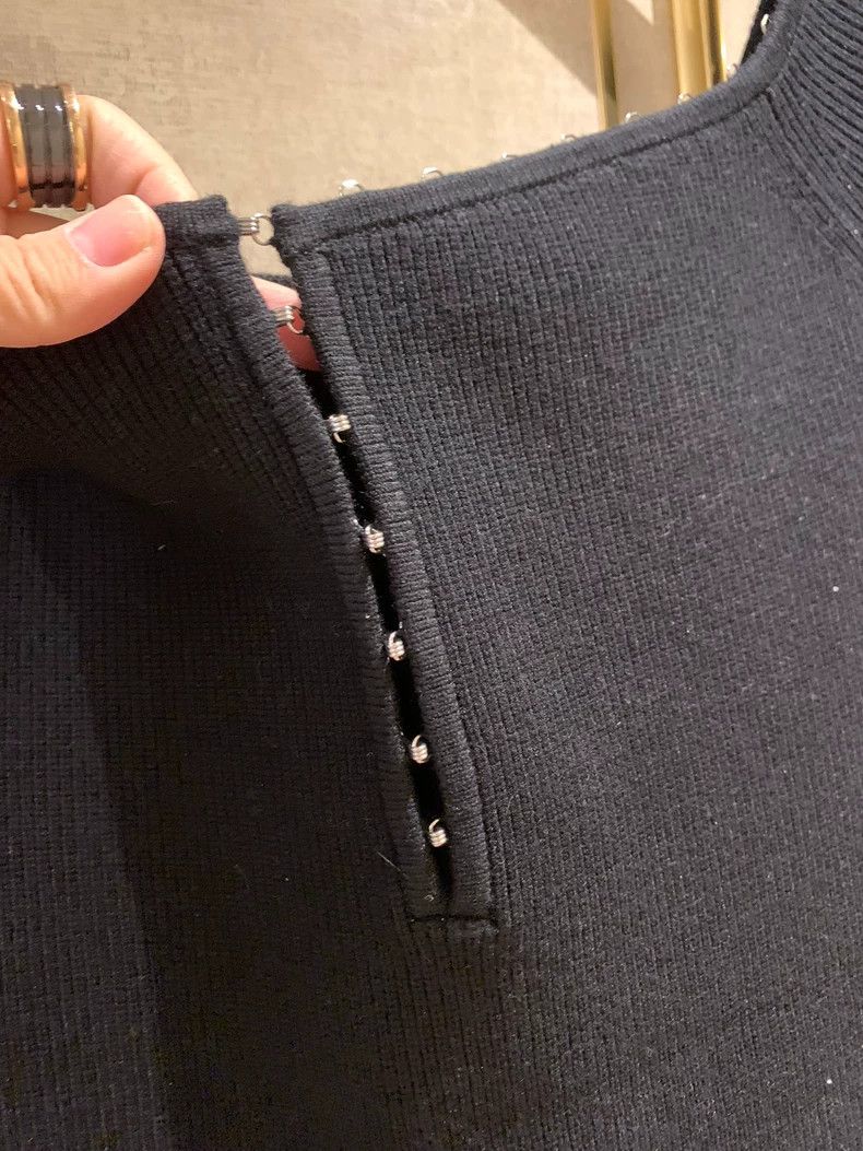 Helmut Lang HELMUT LANG Knit dress with one word Size XL / US 12-14 / IT 48-50 - 3 Thumbnail